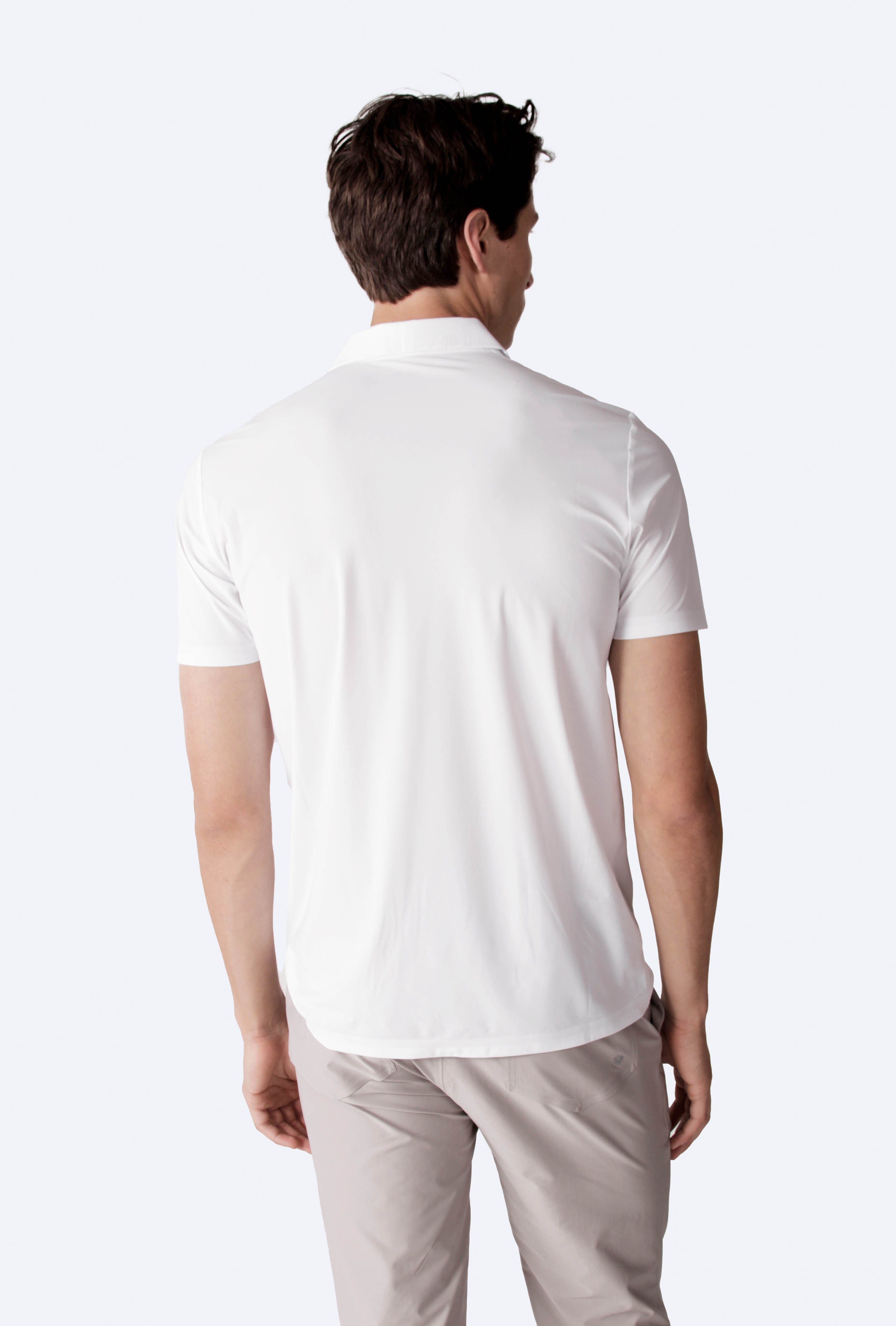 AIRY POLO - SUBTLE WHITE