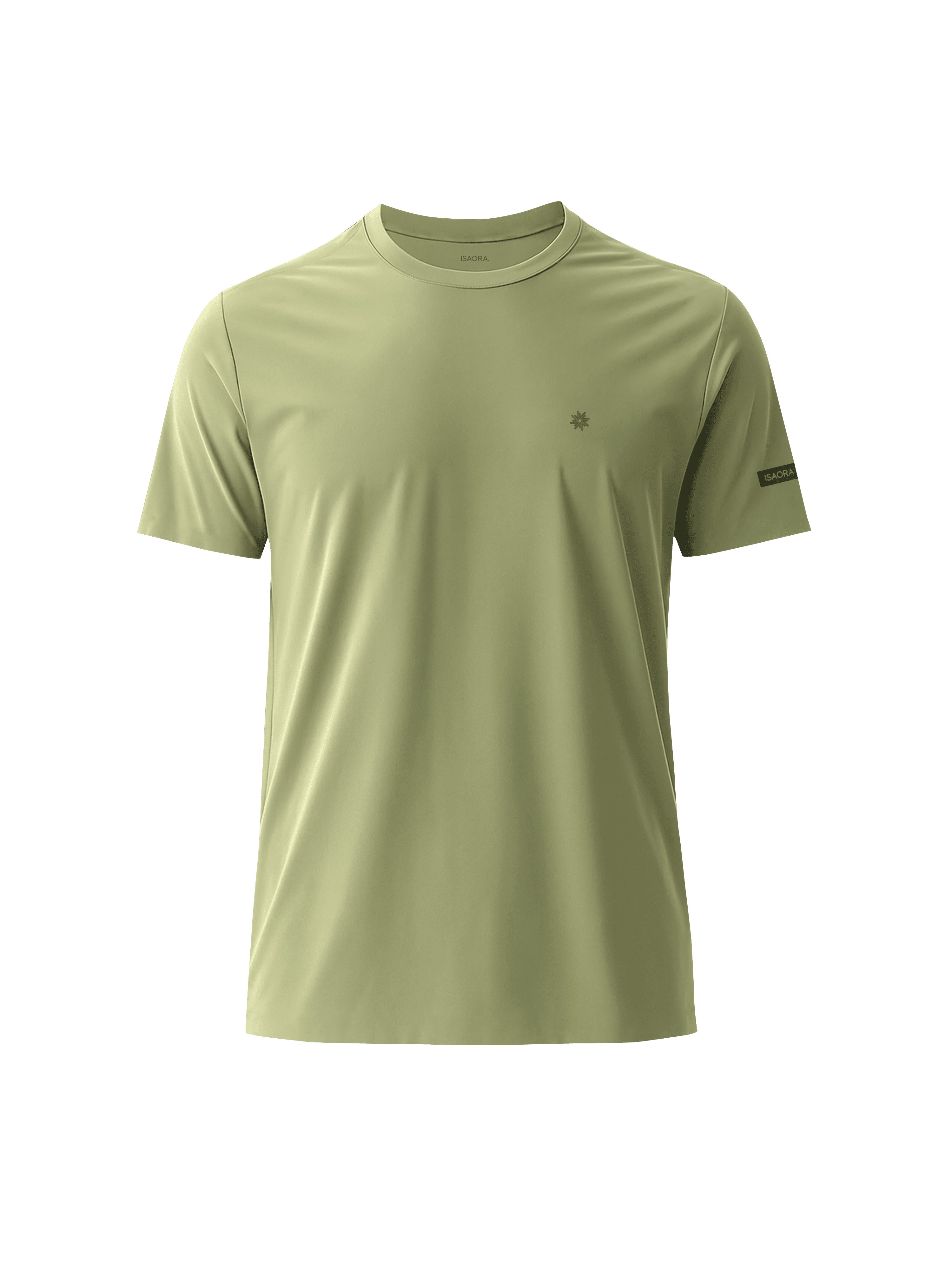 SUPER CREW KISA KOLLU TİŞÖRT - Lichen green