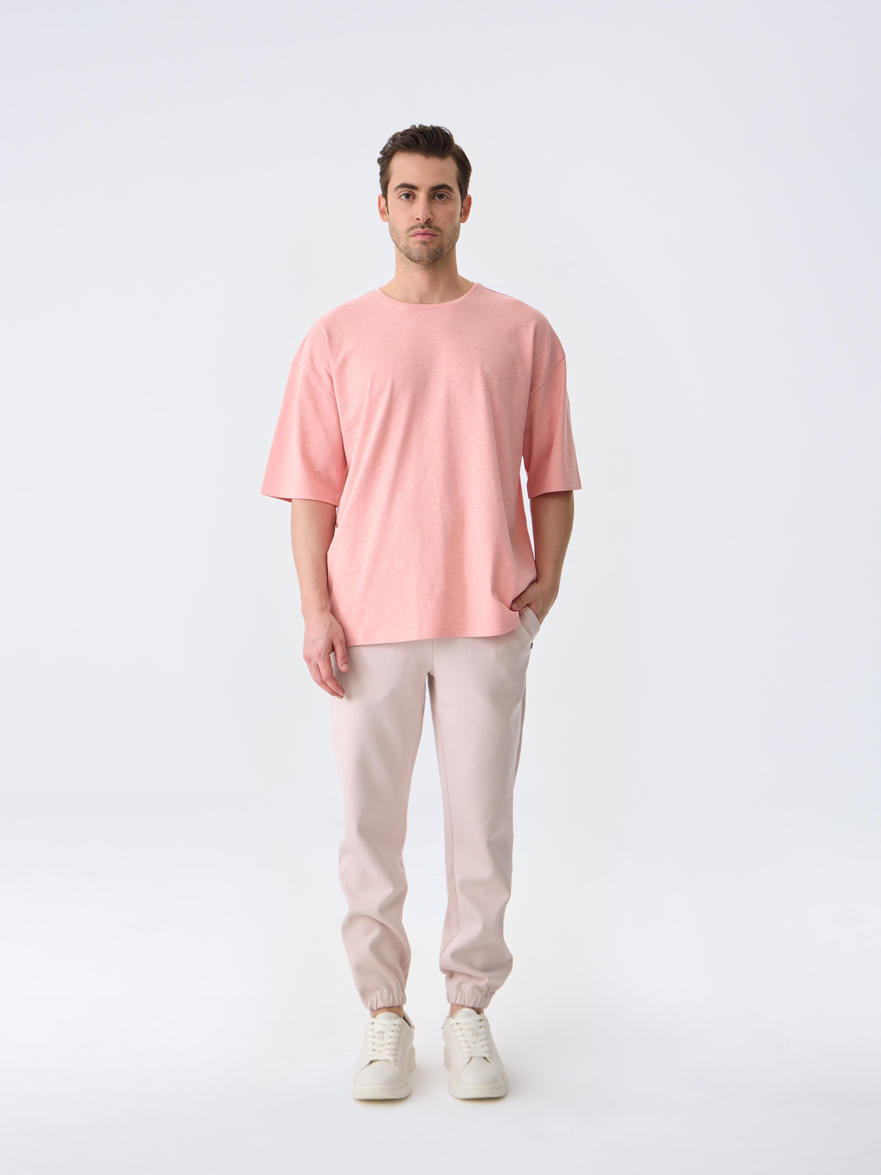AUTHENTIC SLUB JERSEY TEE - PINK