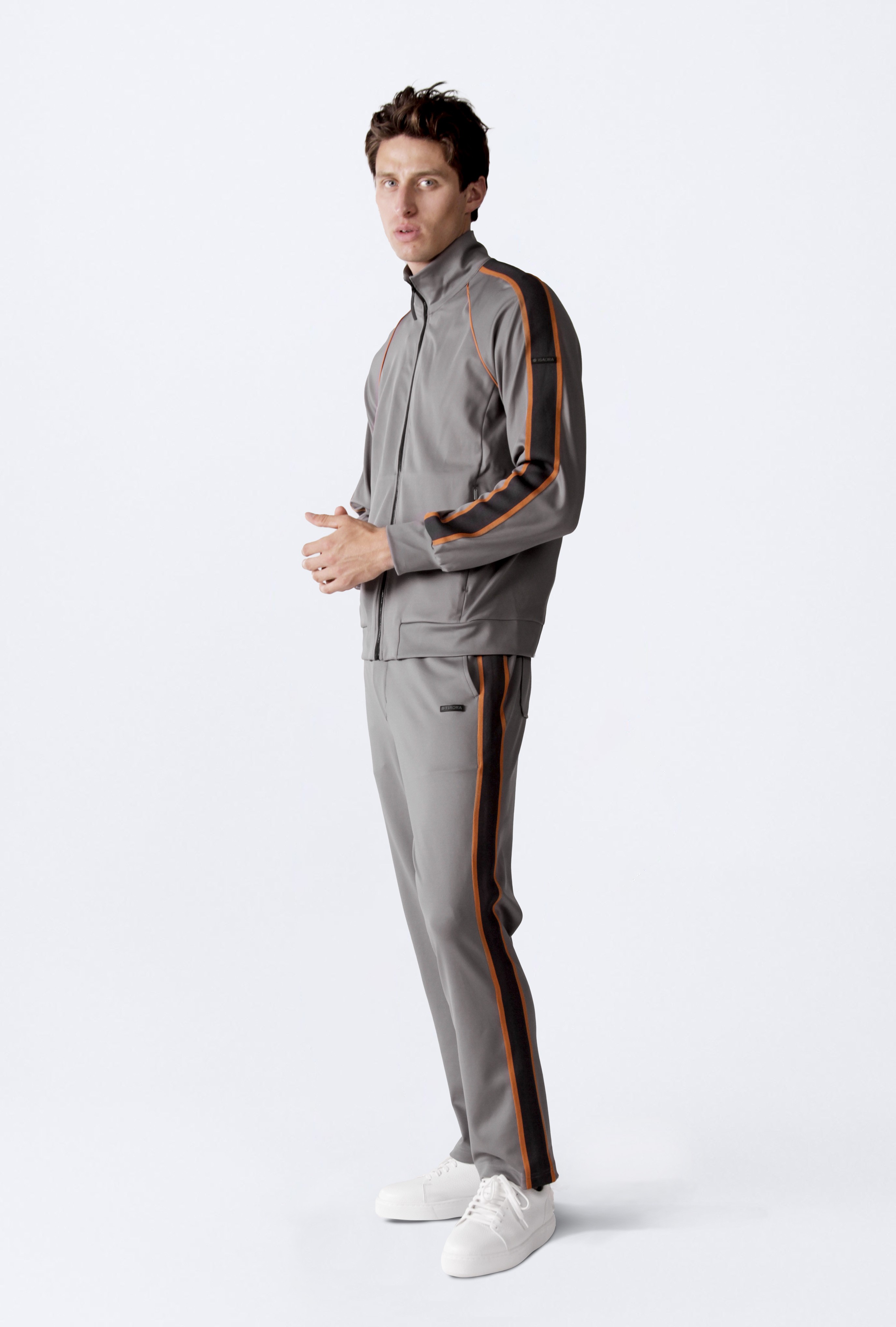 STRIPE SWEATS - NARDO GREY