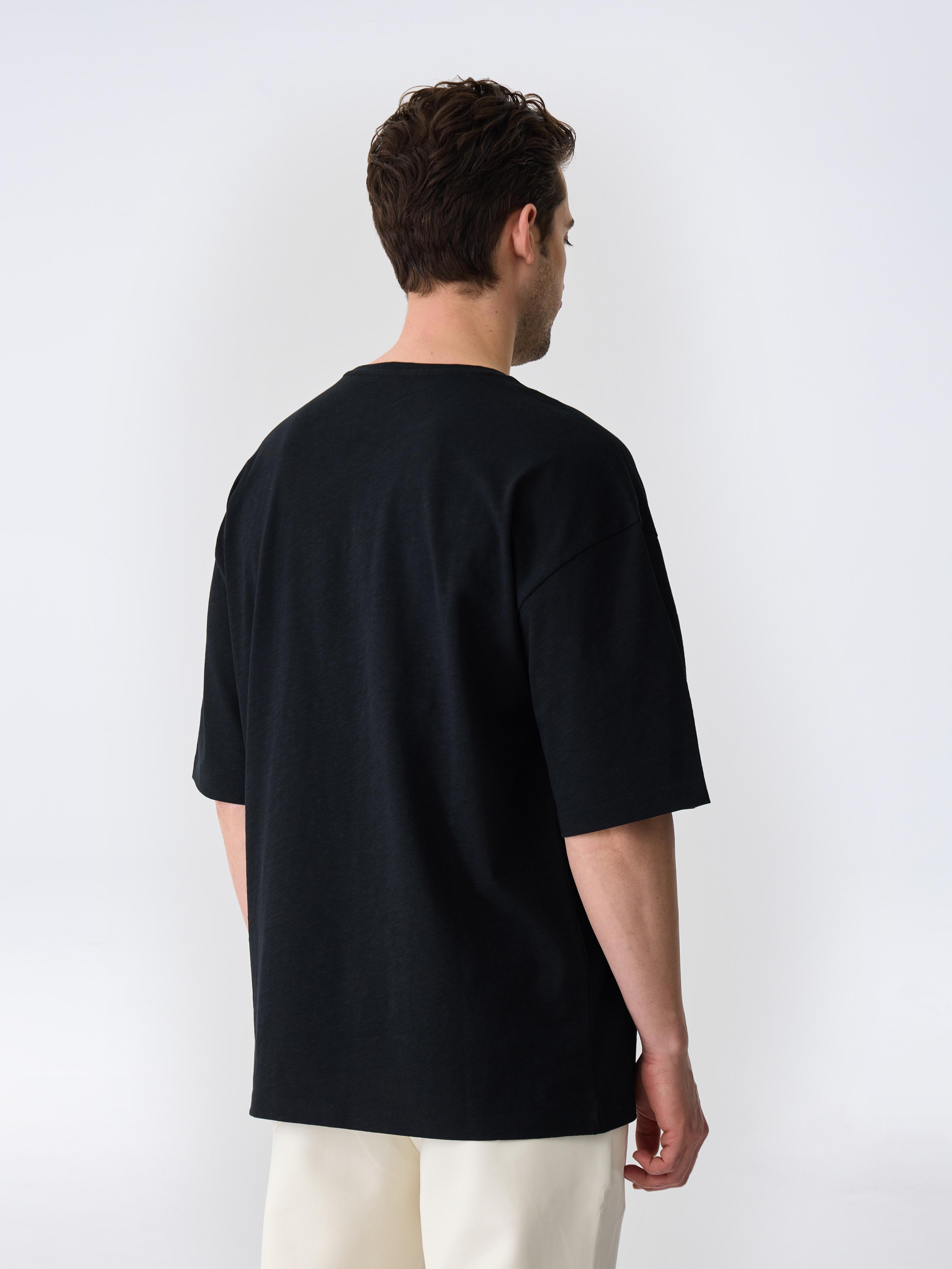 AUTHENTIC SLUB JERSEY TEE - NERO BLACK