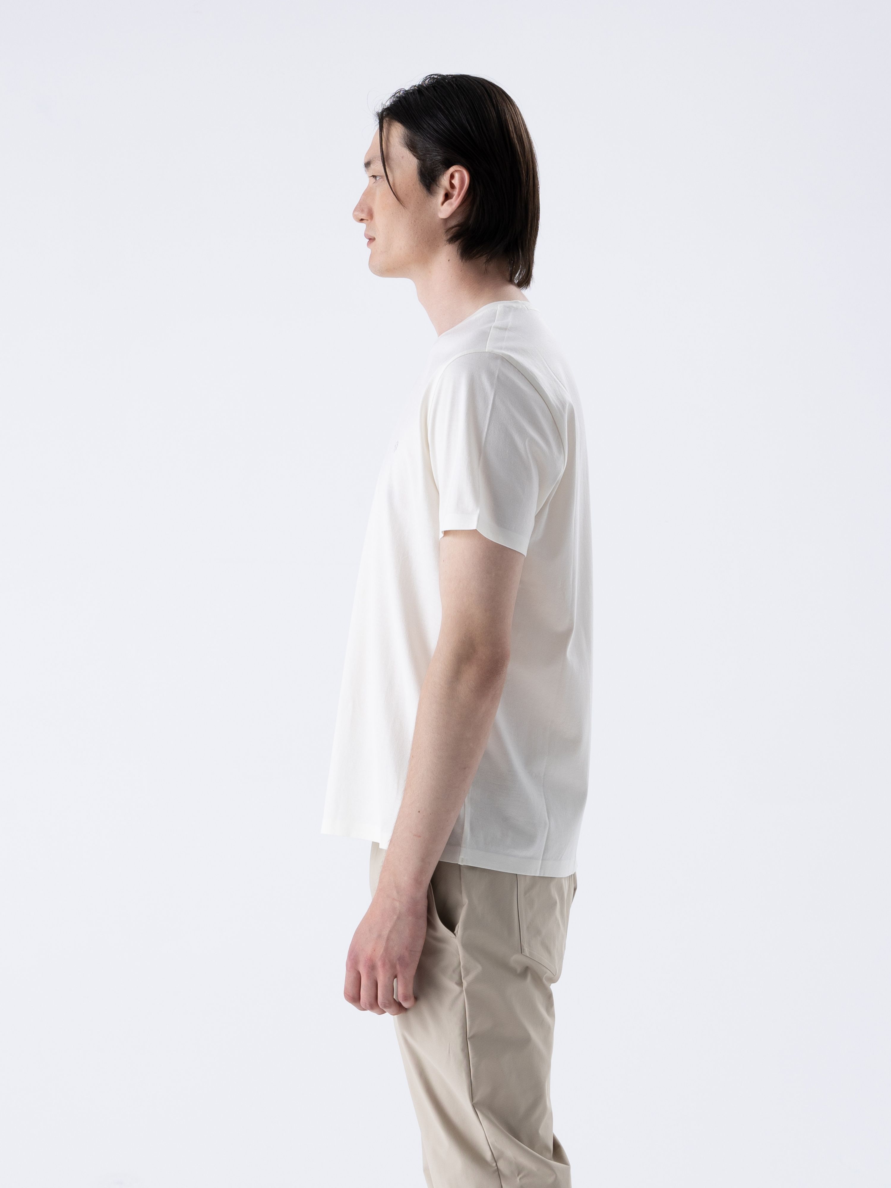 SUPER FINE MERCERIZED TSHIRT - WHITE