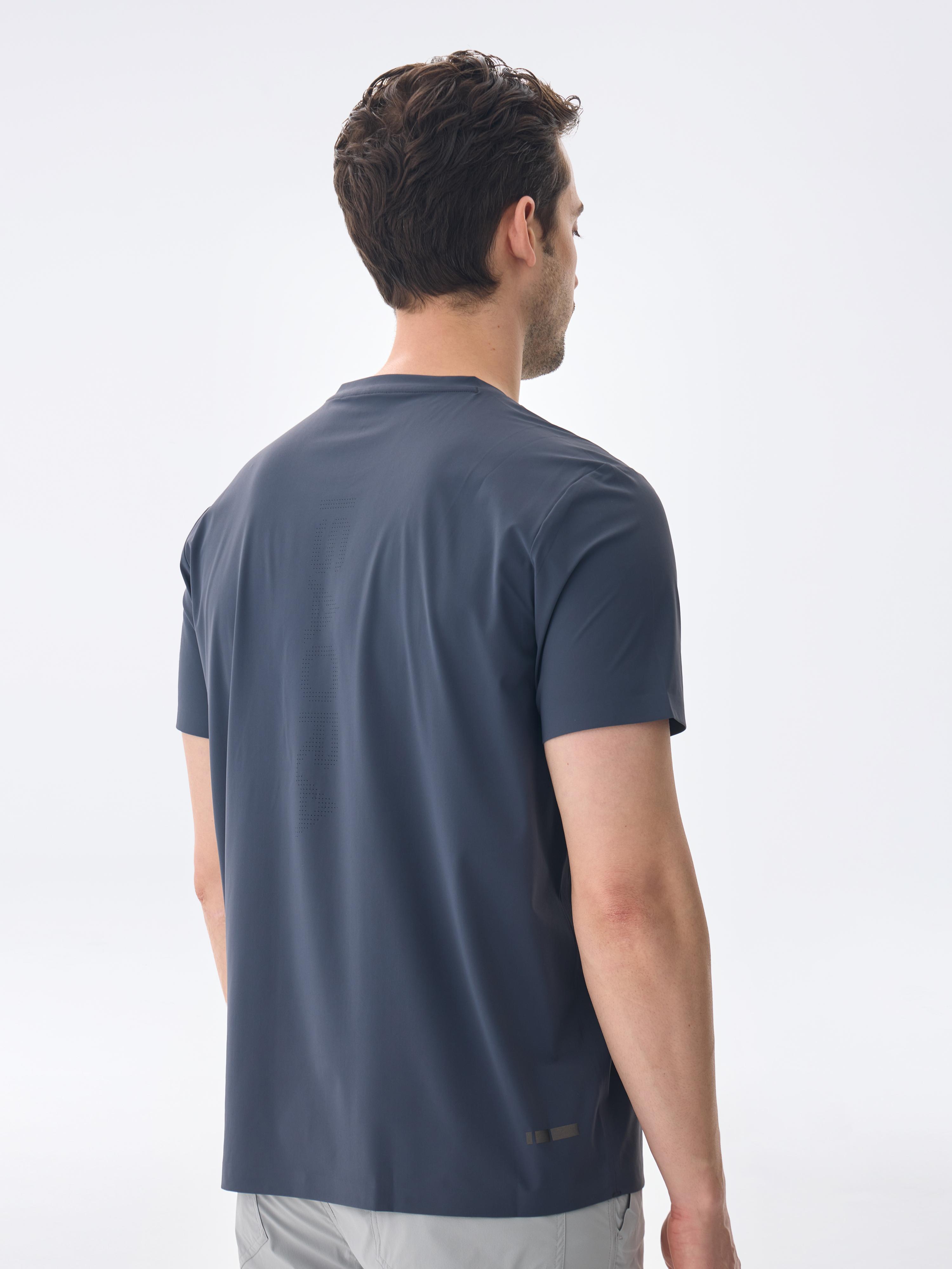 SUPER CREW KISA KOLLU TİŞÖRT - DARK GREY