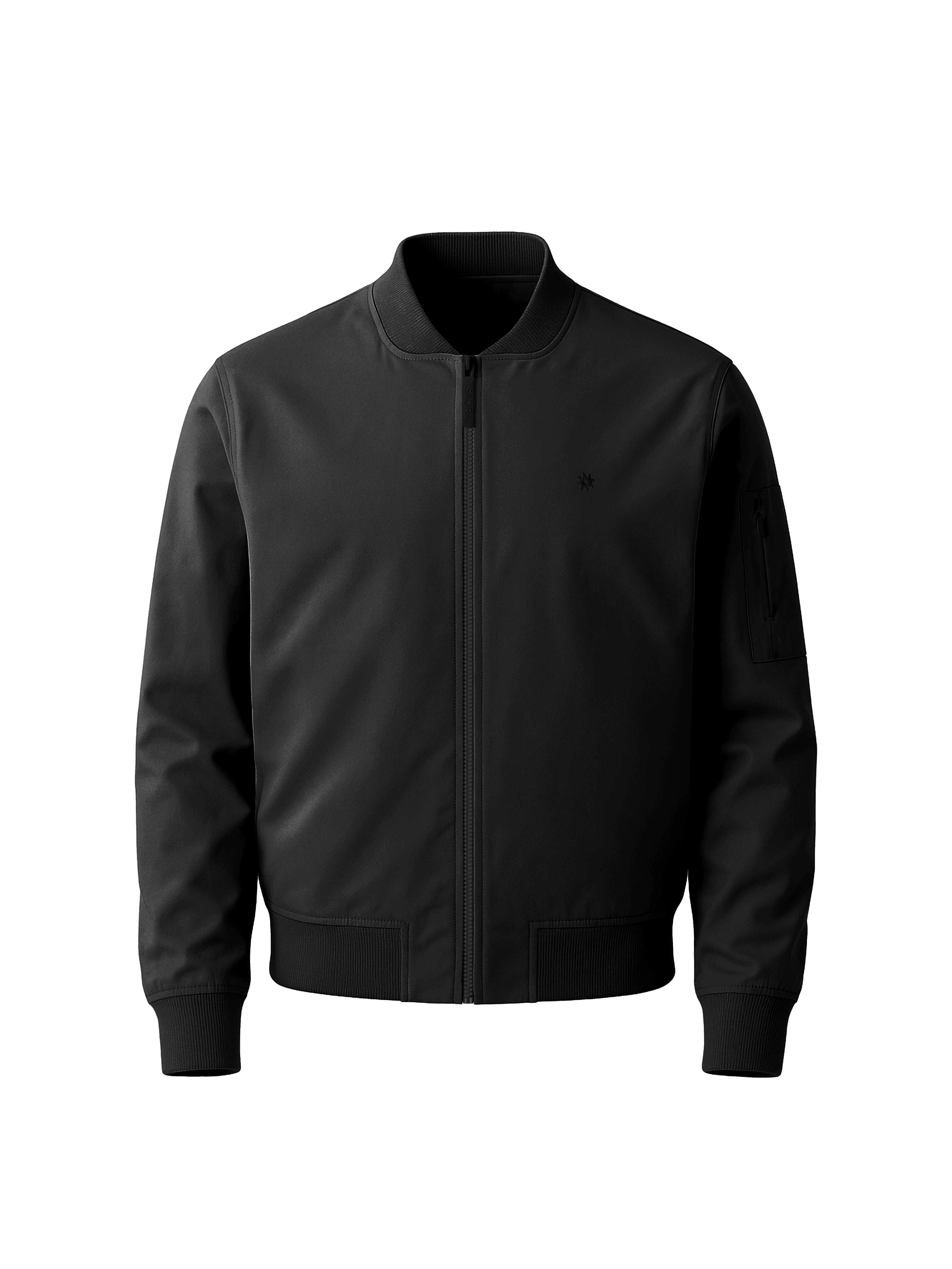 SATEN BOMBER CEKET - NERO BLACK