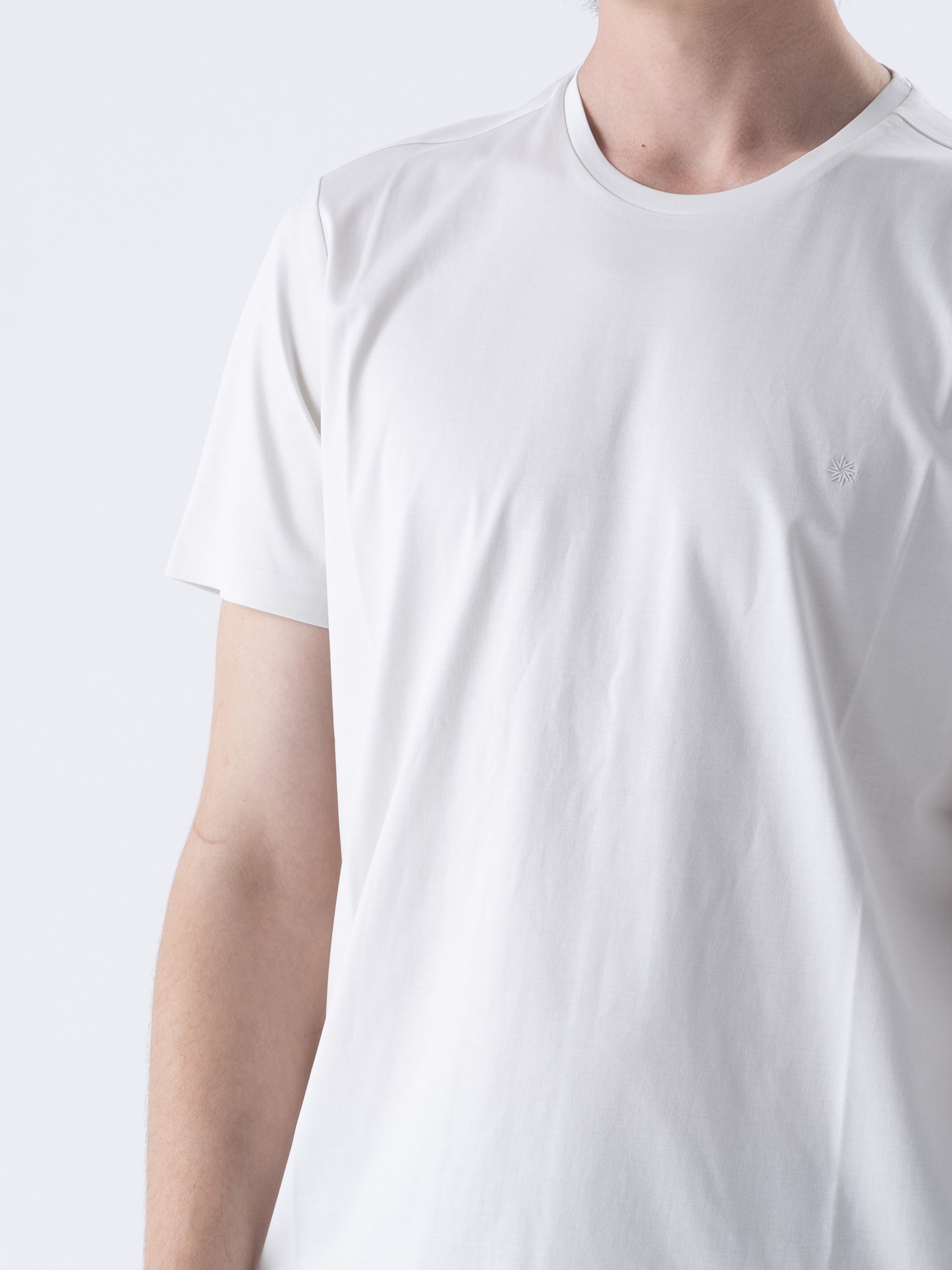 SUPER MERCERIZED SS TEE - WHITE