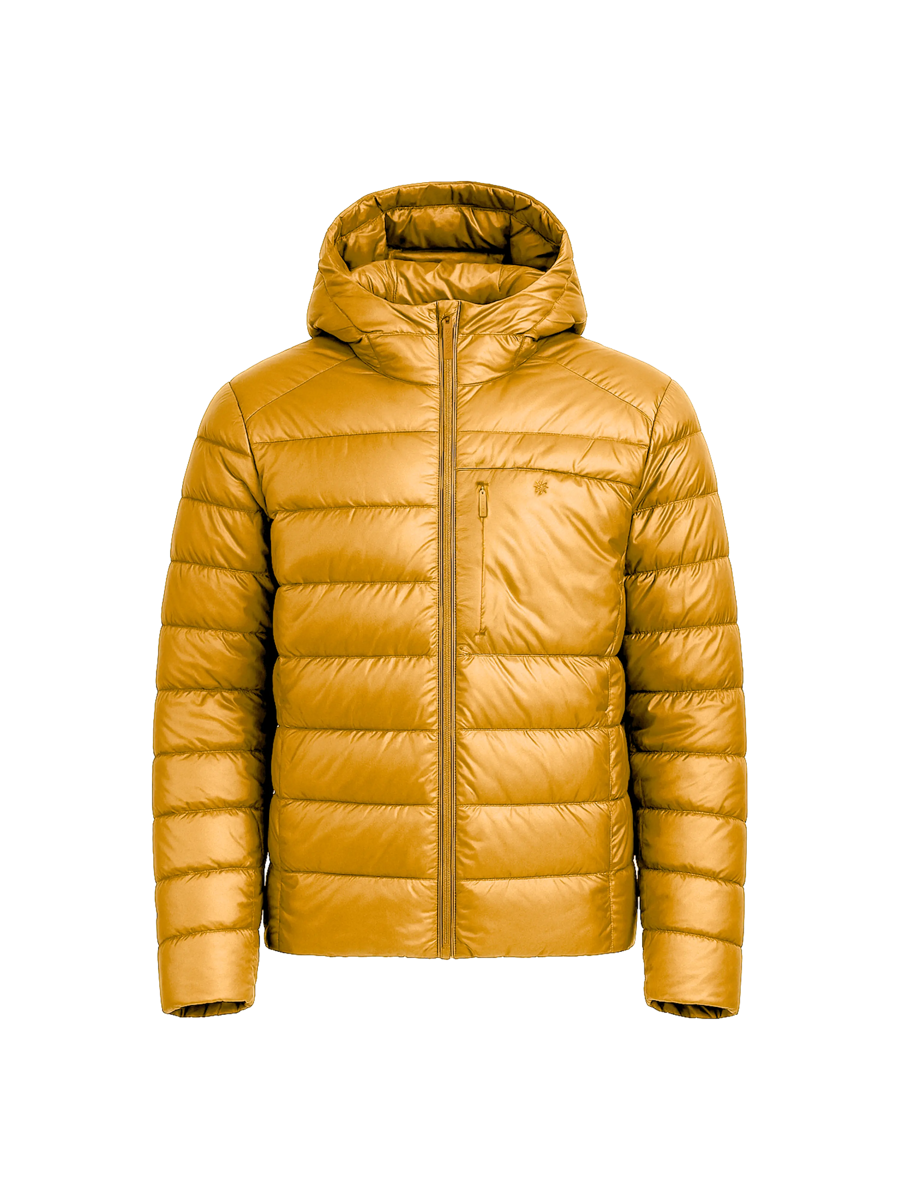 HOODED BOLD DOWN JACKET - RADIANT YELLOW