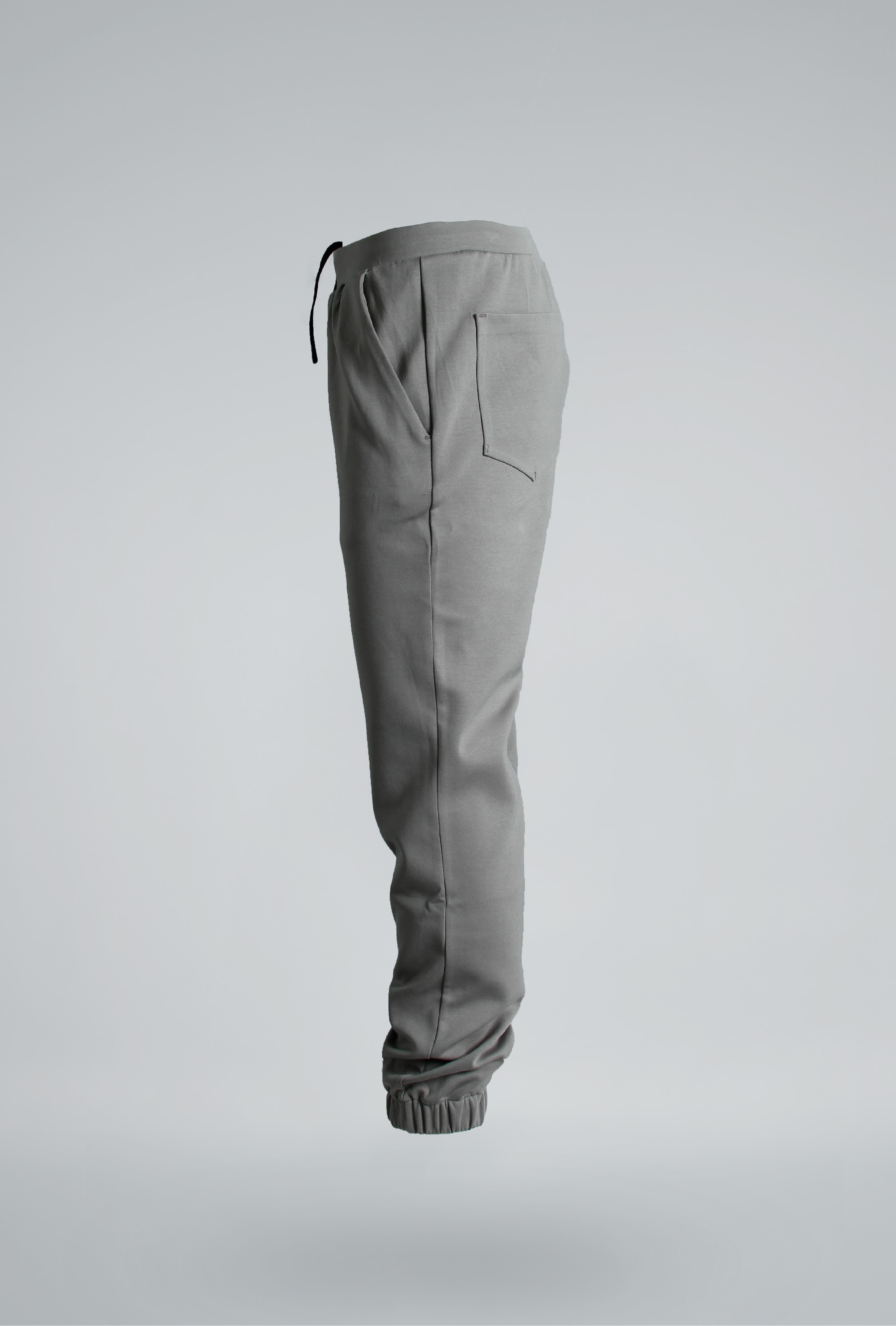 GIZA COTTON JOGGER - nardo grey2