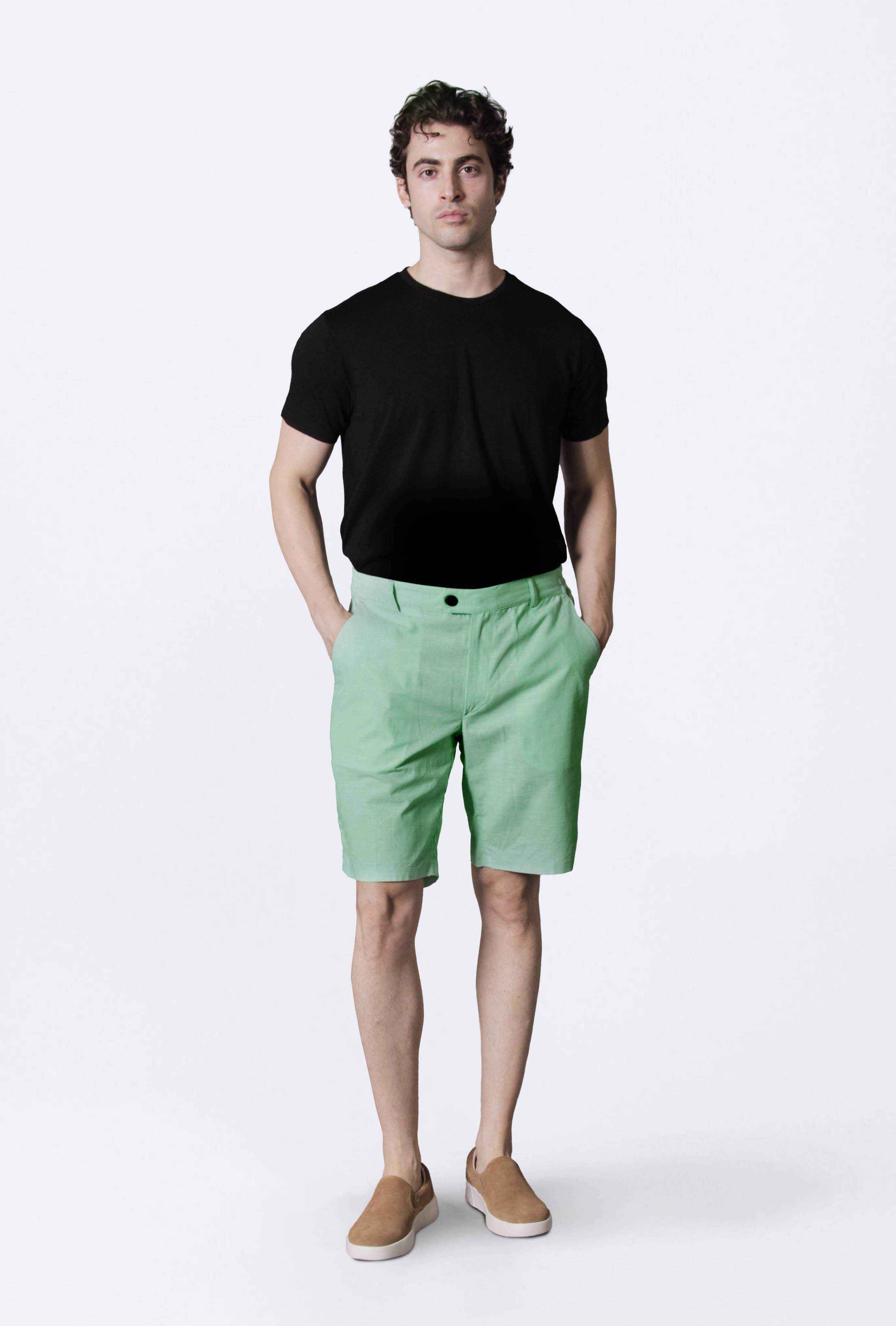 PERFORMANCE LINEN SHORT