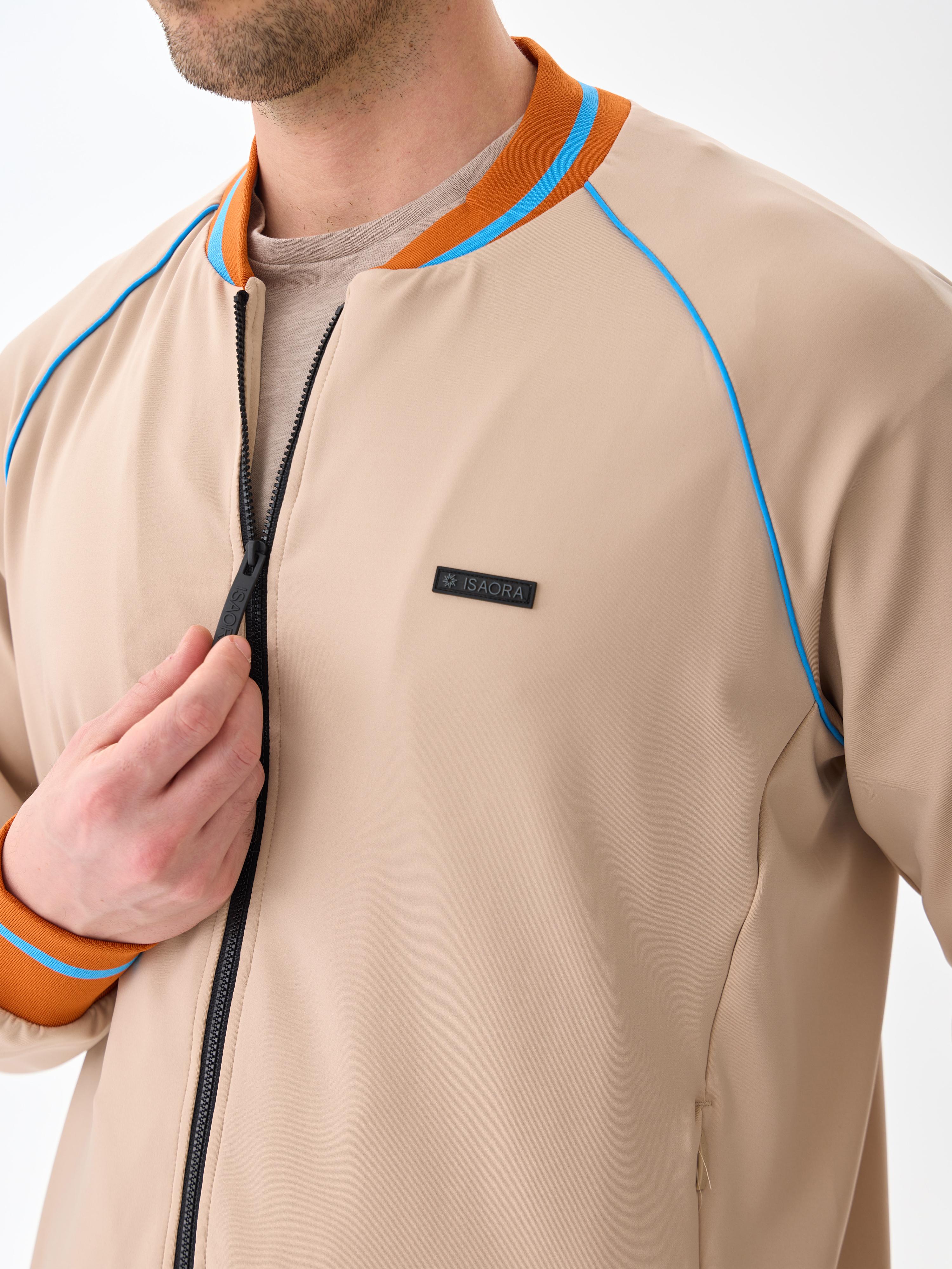 RIB BOMBER - TAILOR BEIGE