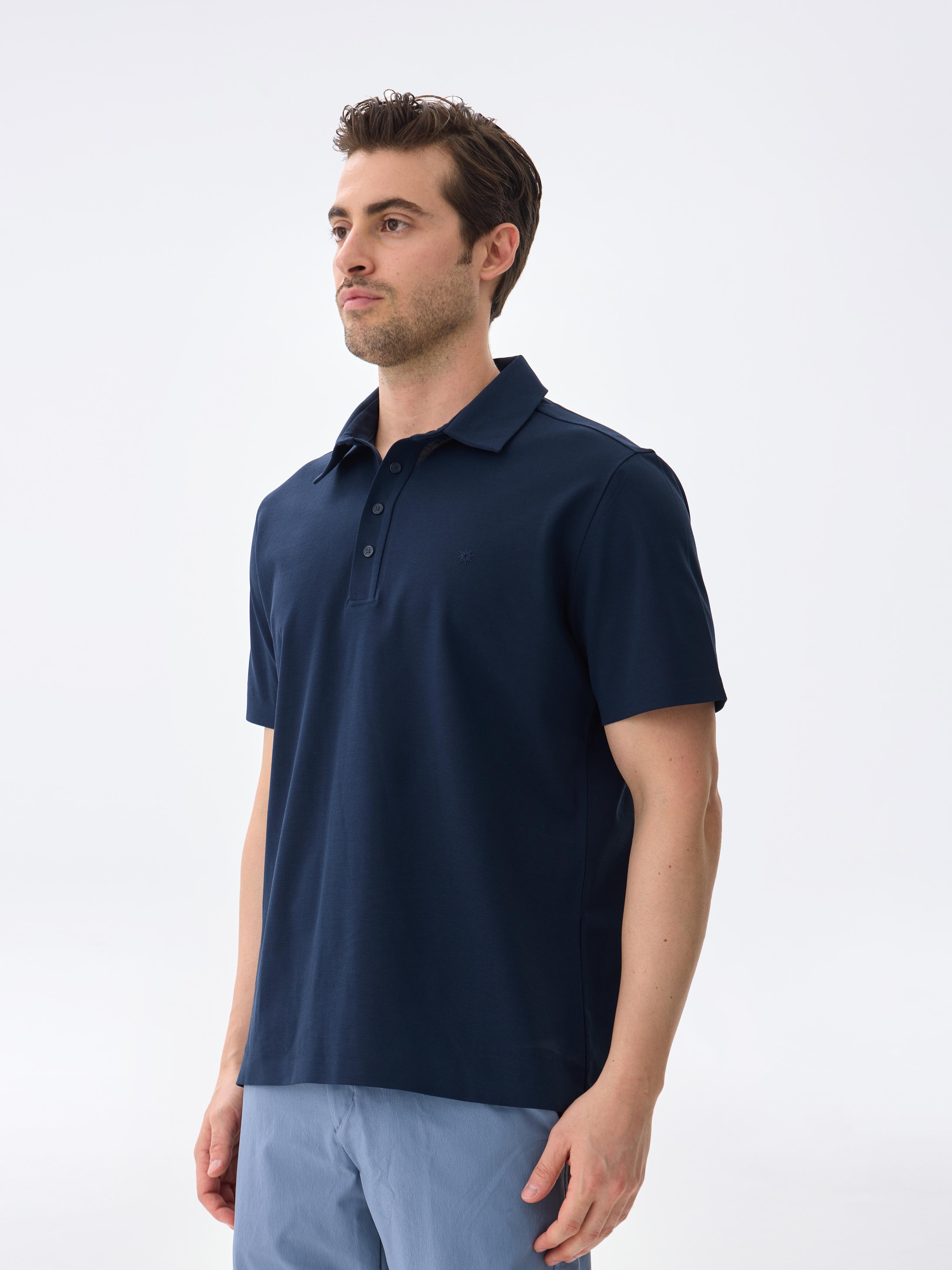 PIMA COMFORT POLO - NAVY