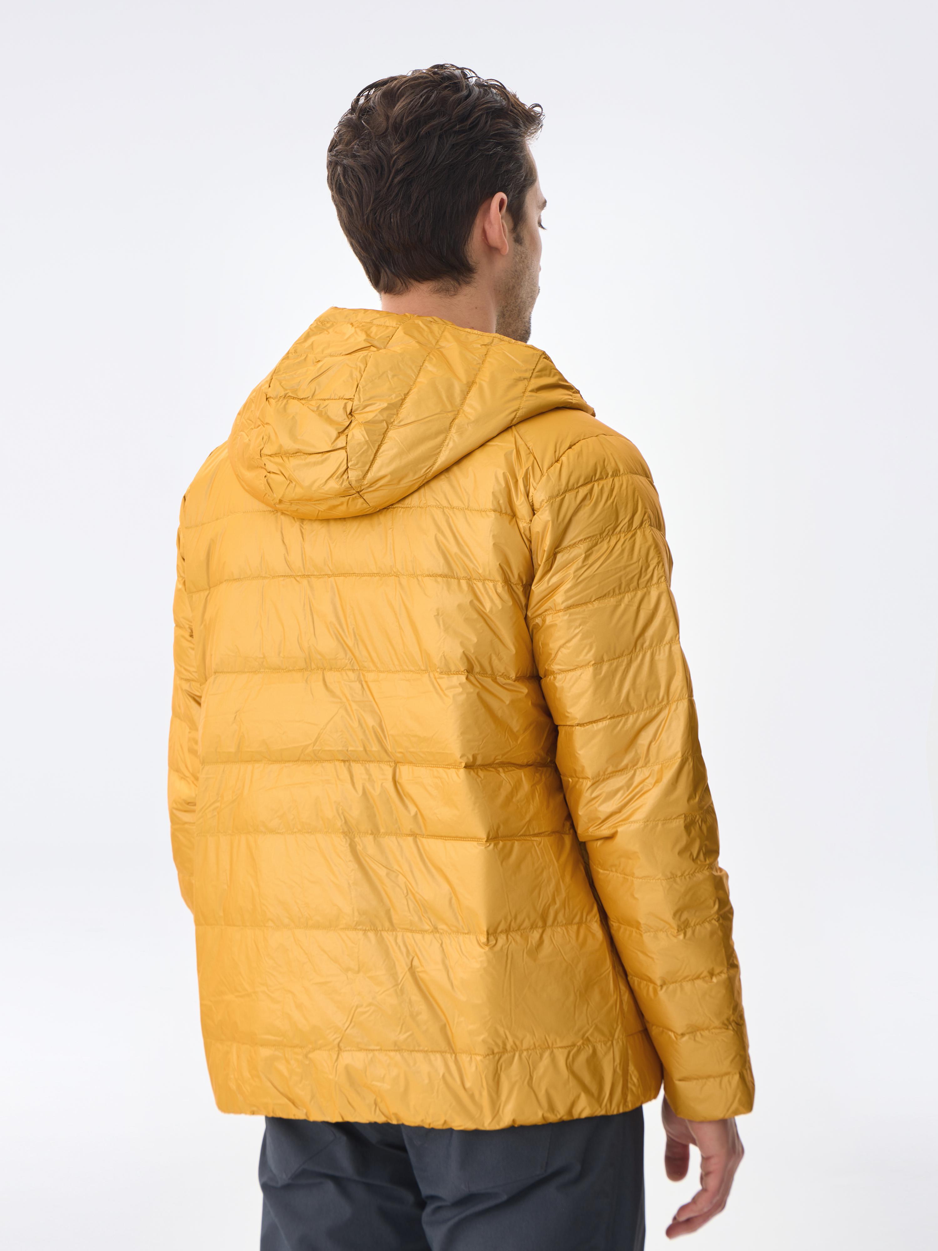 HOODED BOLD DOWN JACKET - RADIANT YELLOW