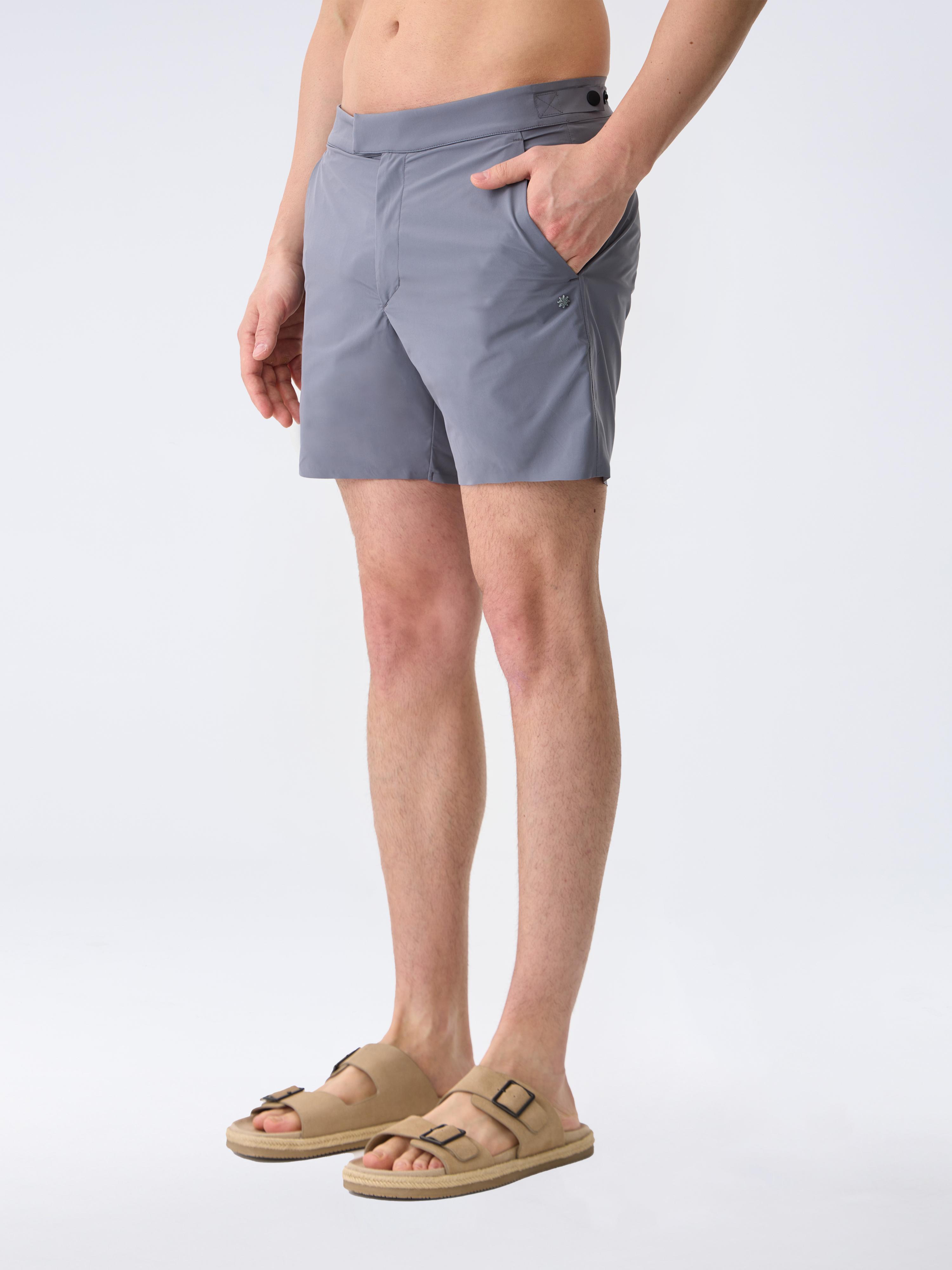 LINDA U SWIM TRUNK - NARDO GREY