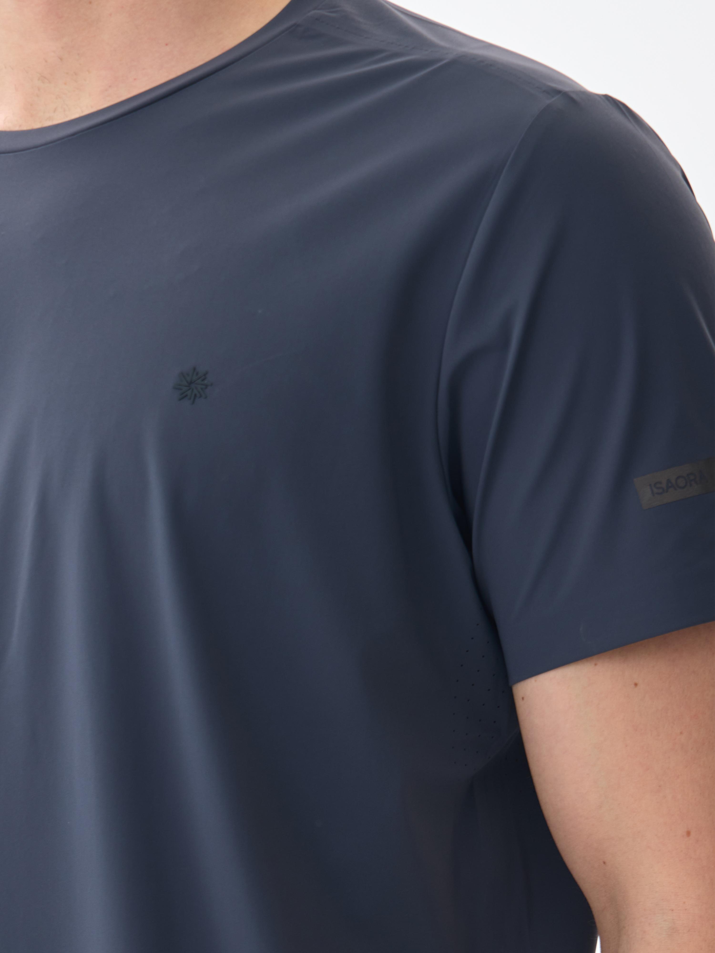 SUPER CREW KISA KOLLU TİŞÖRT - DARK GREY