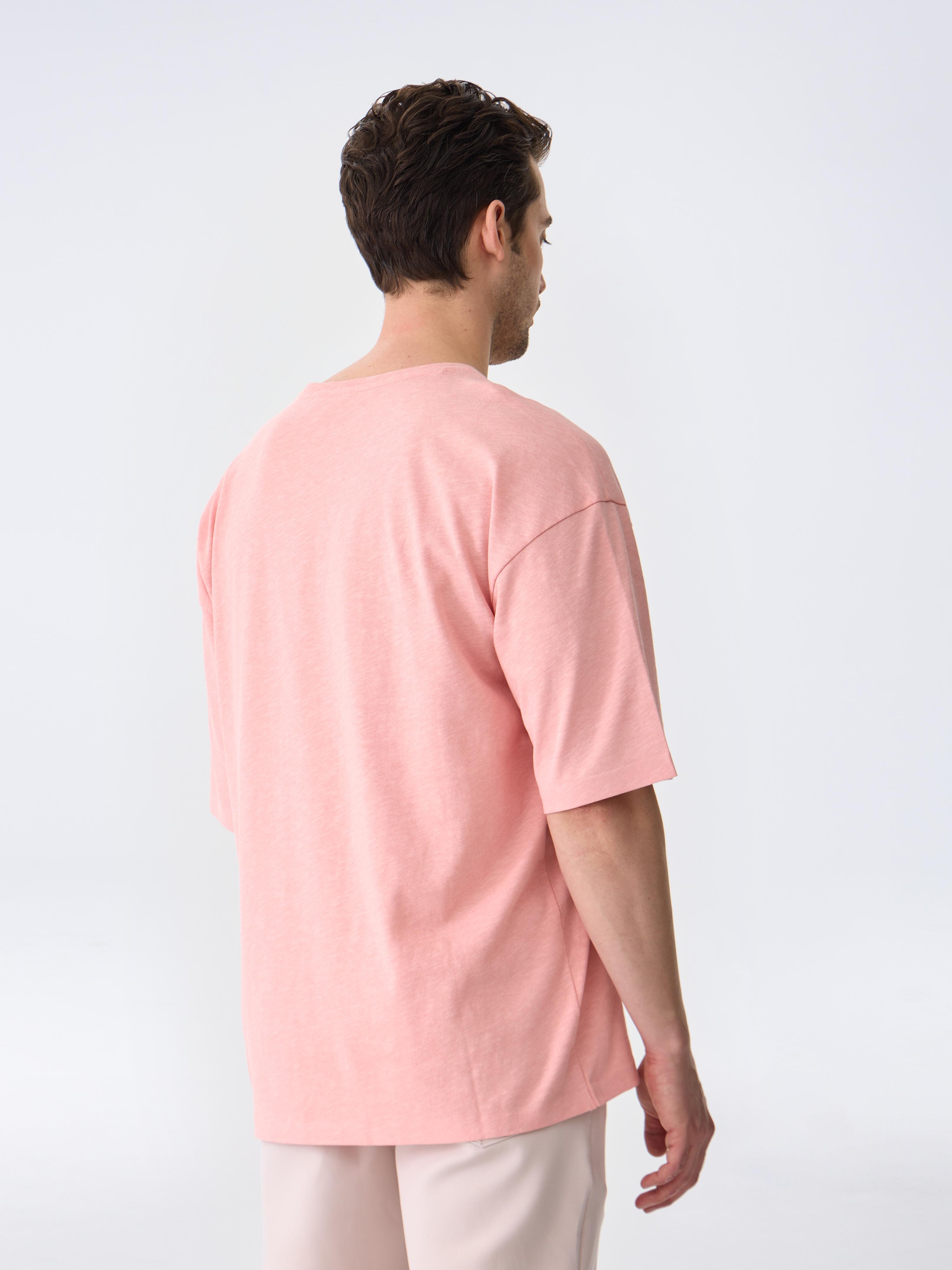 AUTHENTIC SLUB JERSEY TEE - PINK
