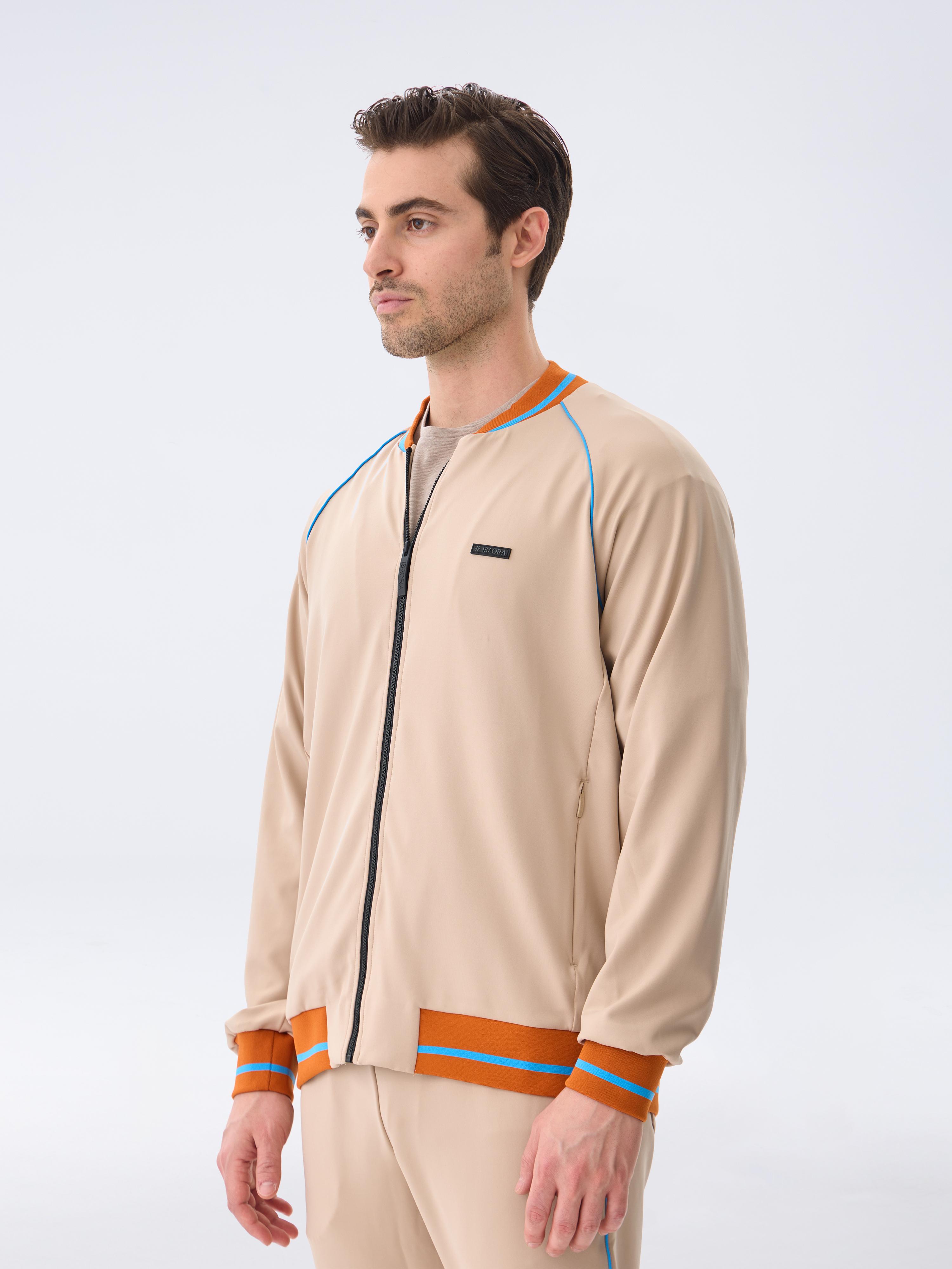 RIB BOMBER - TAILOR BEIGE
