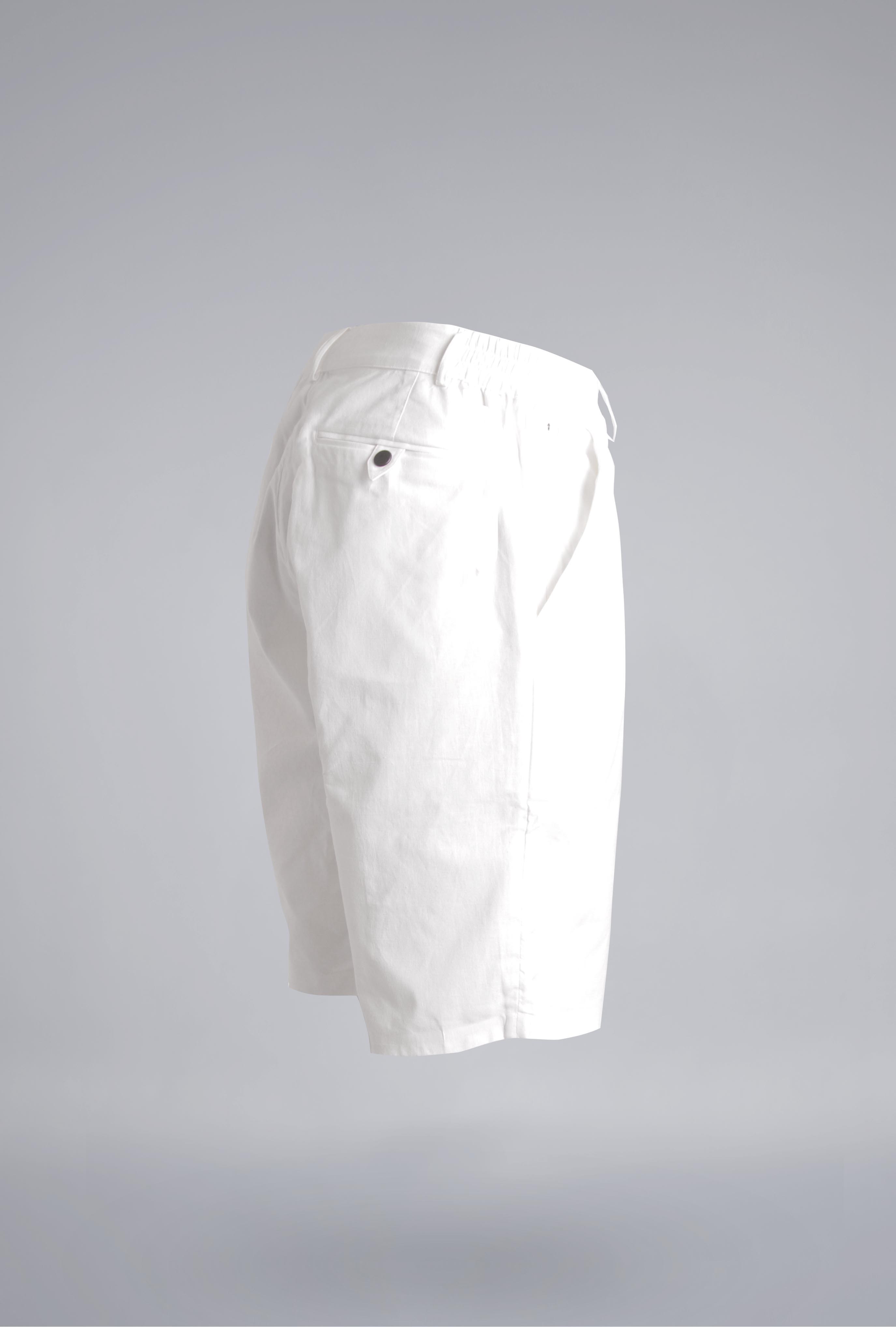 PERFORMANCE LINEN SHORT - SUBTLE WHITE