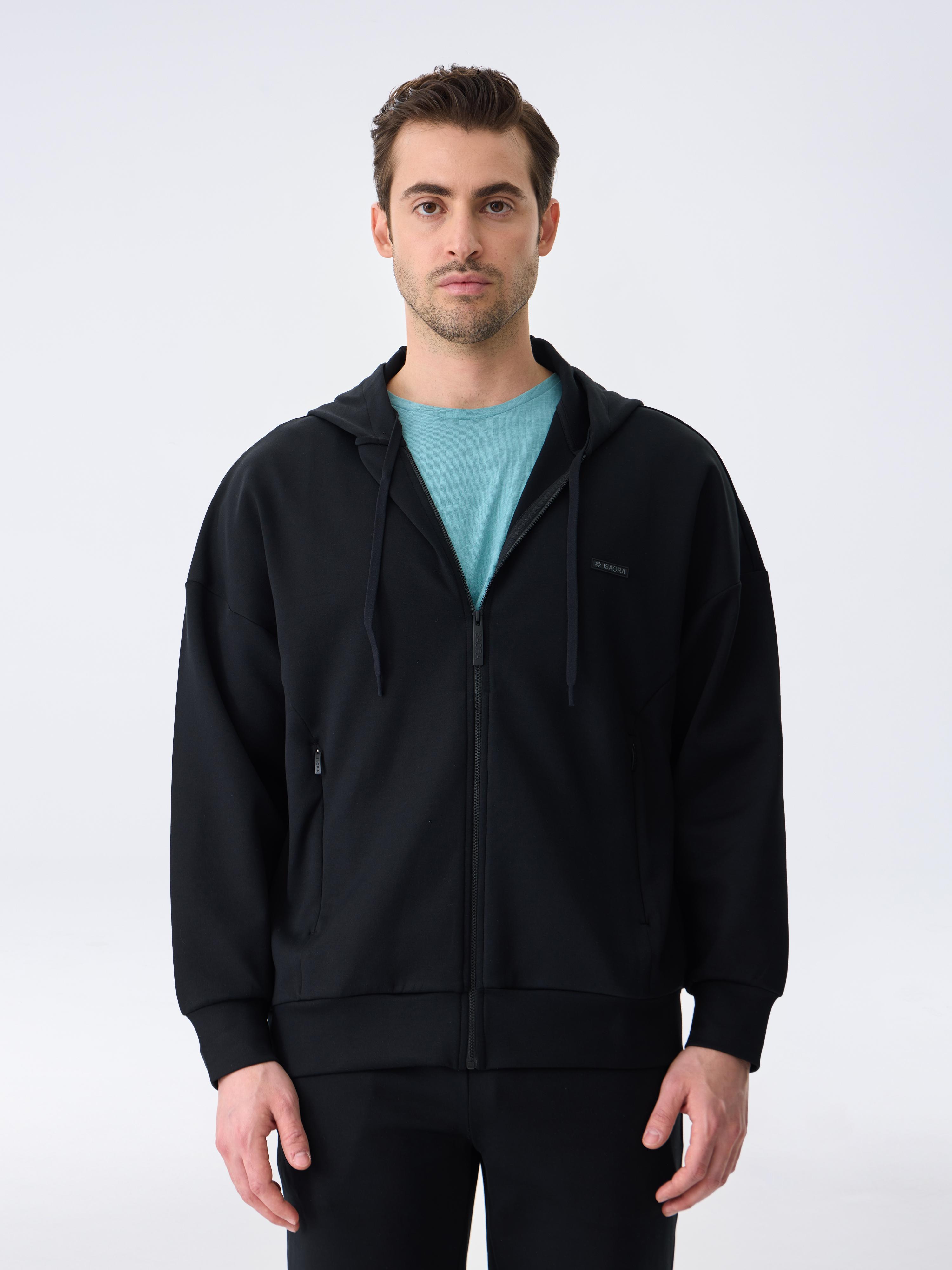 GIZA COTTON SWEAT - BLACK