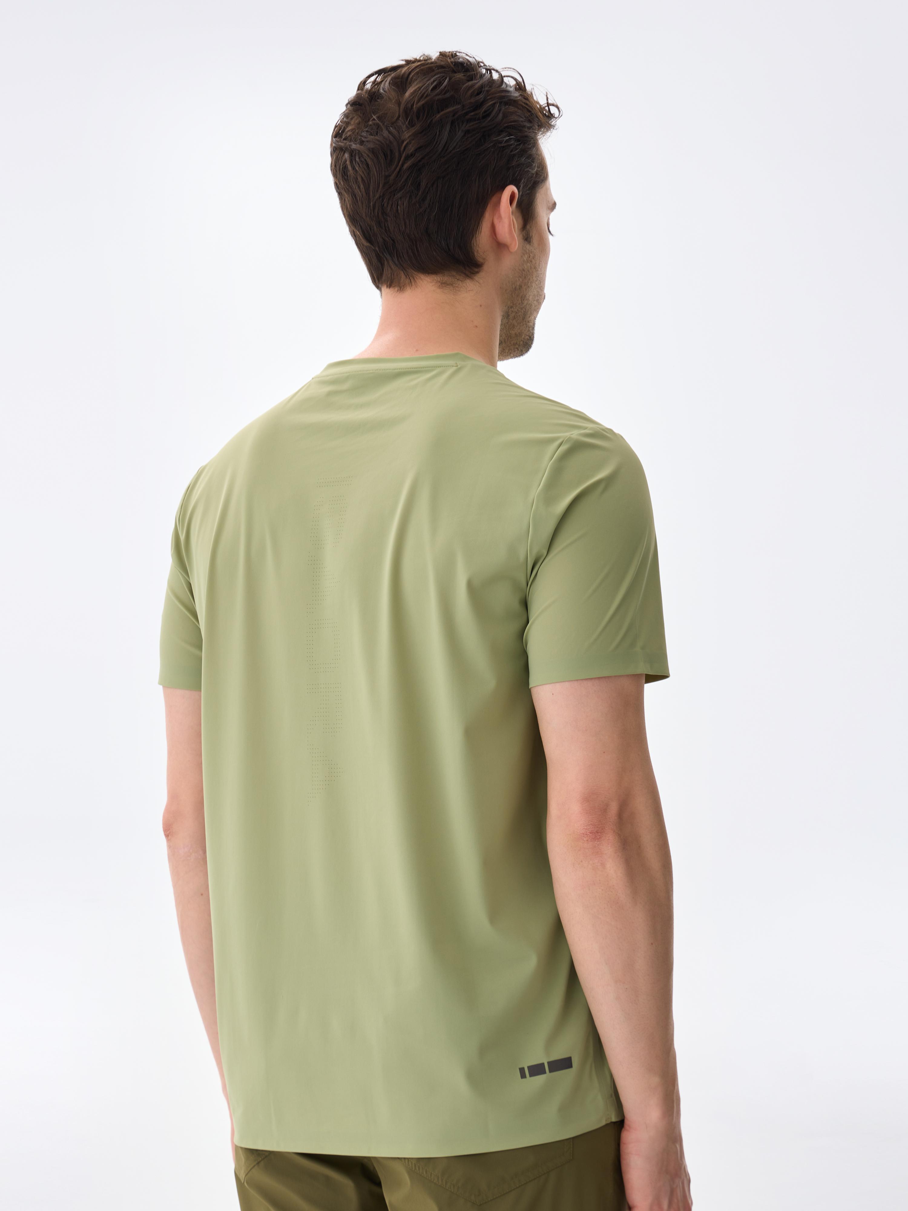 SUPER CREW KISA KOLLU TİŞÖRT - Lichen green