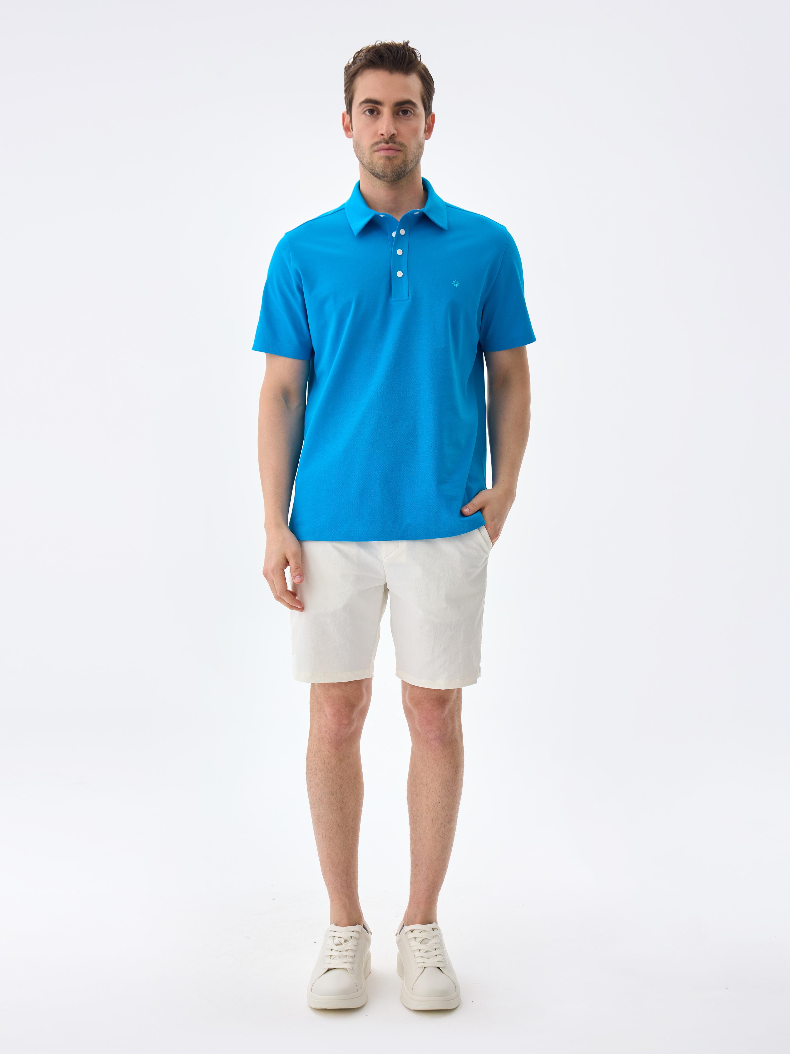 PIMA COMFORT POLO - BLUE