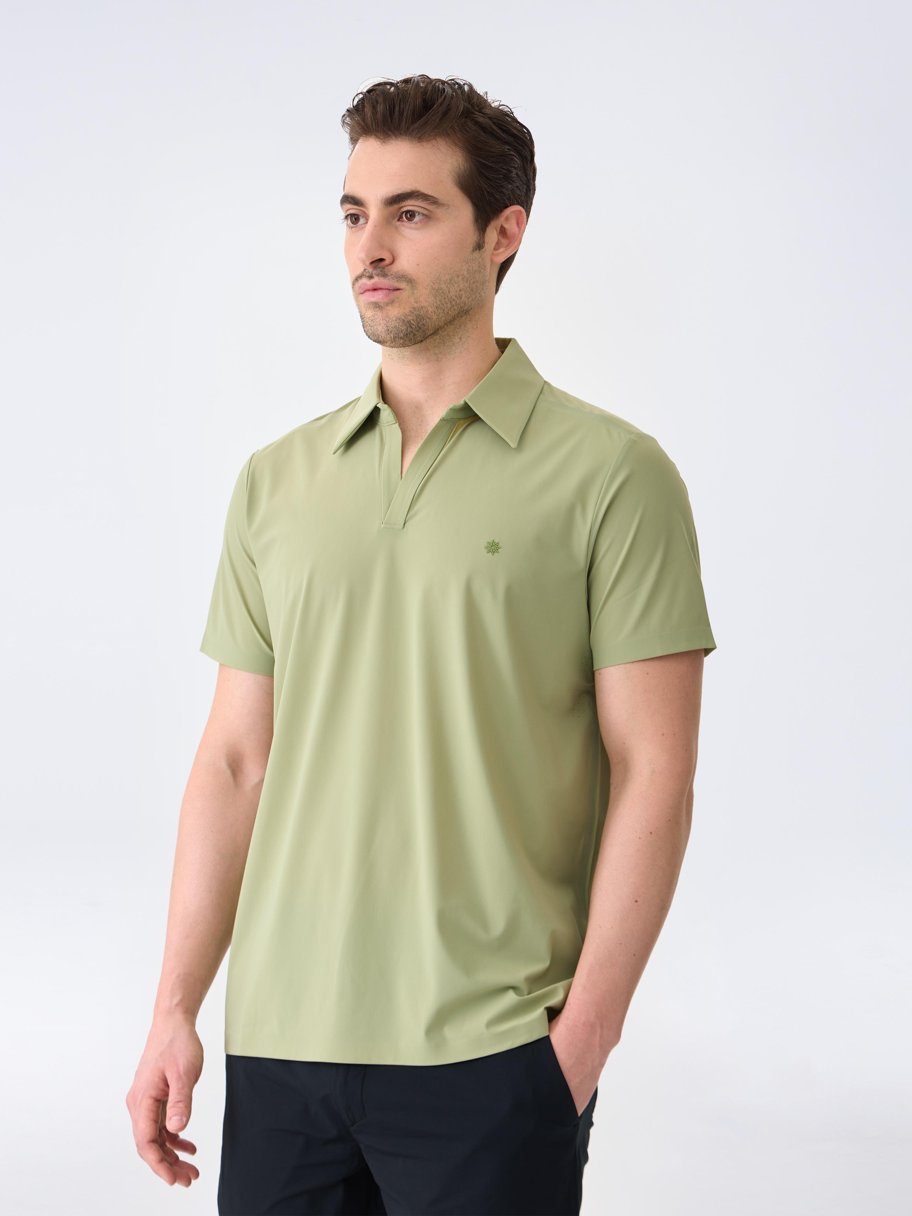 AIRY POLO - BRUMA LIGHT KHAKI