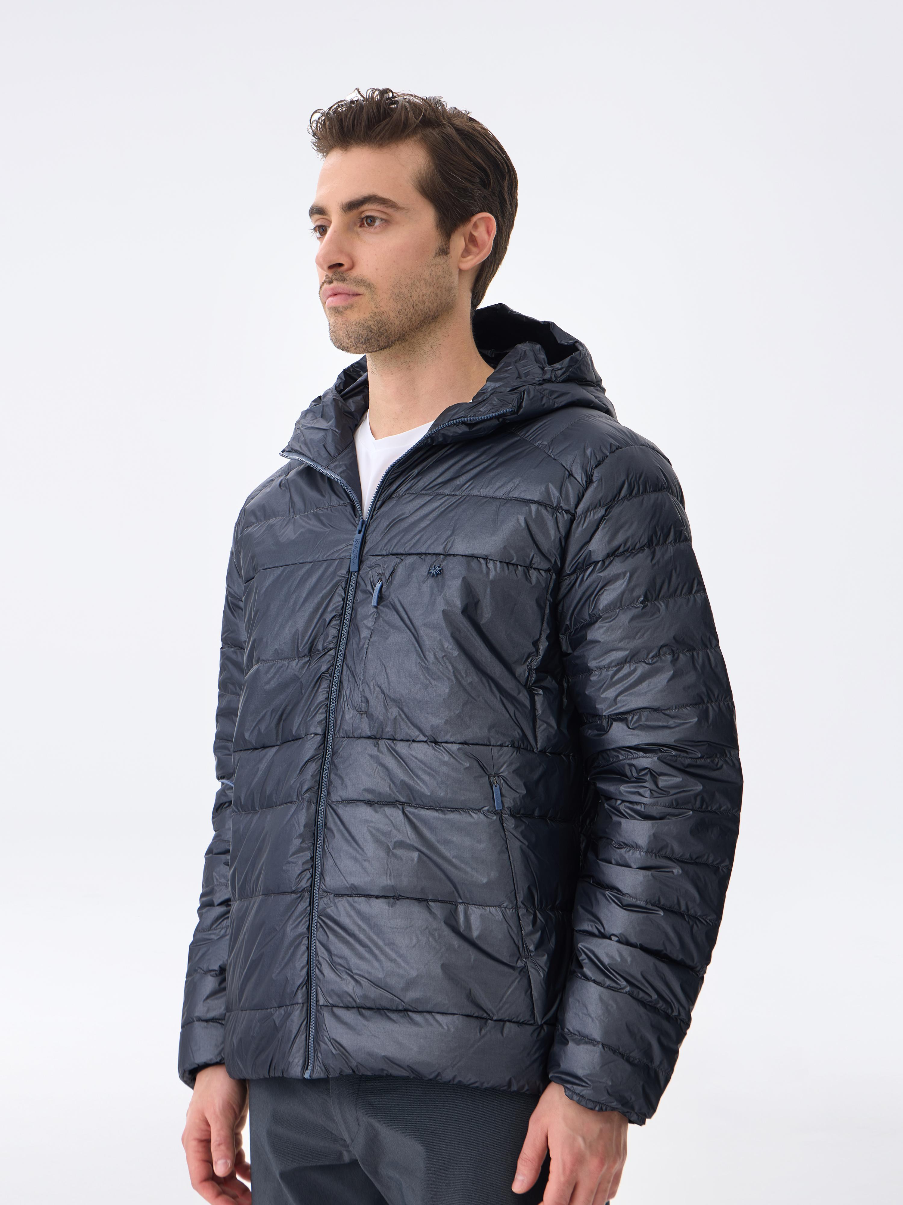 HOODED BOLD DOWN JACKET