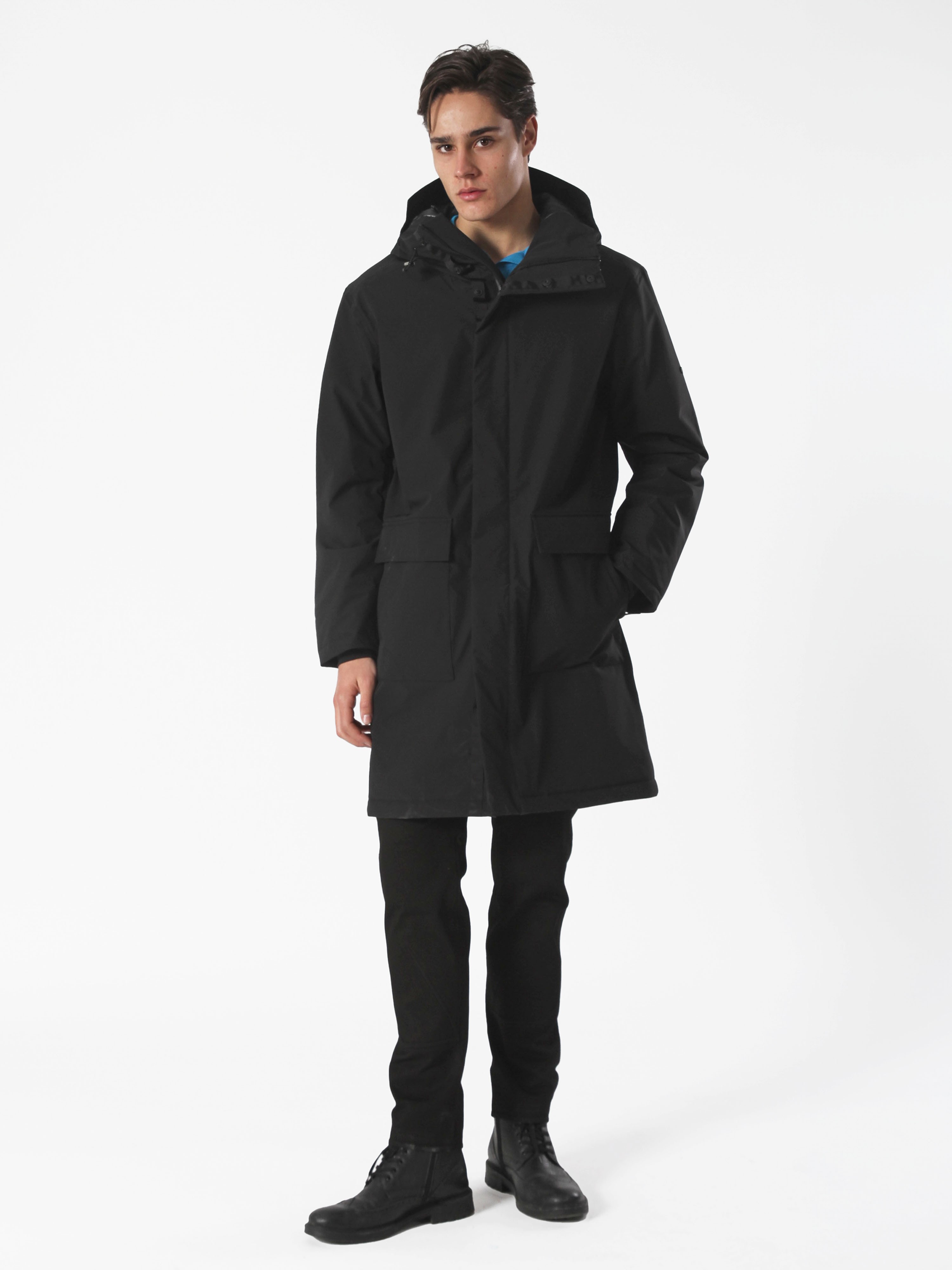 METRO COAT PARKA - BLACK ONYX