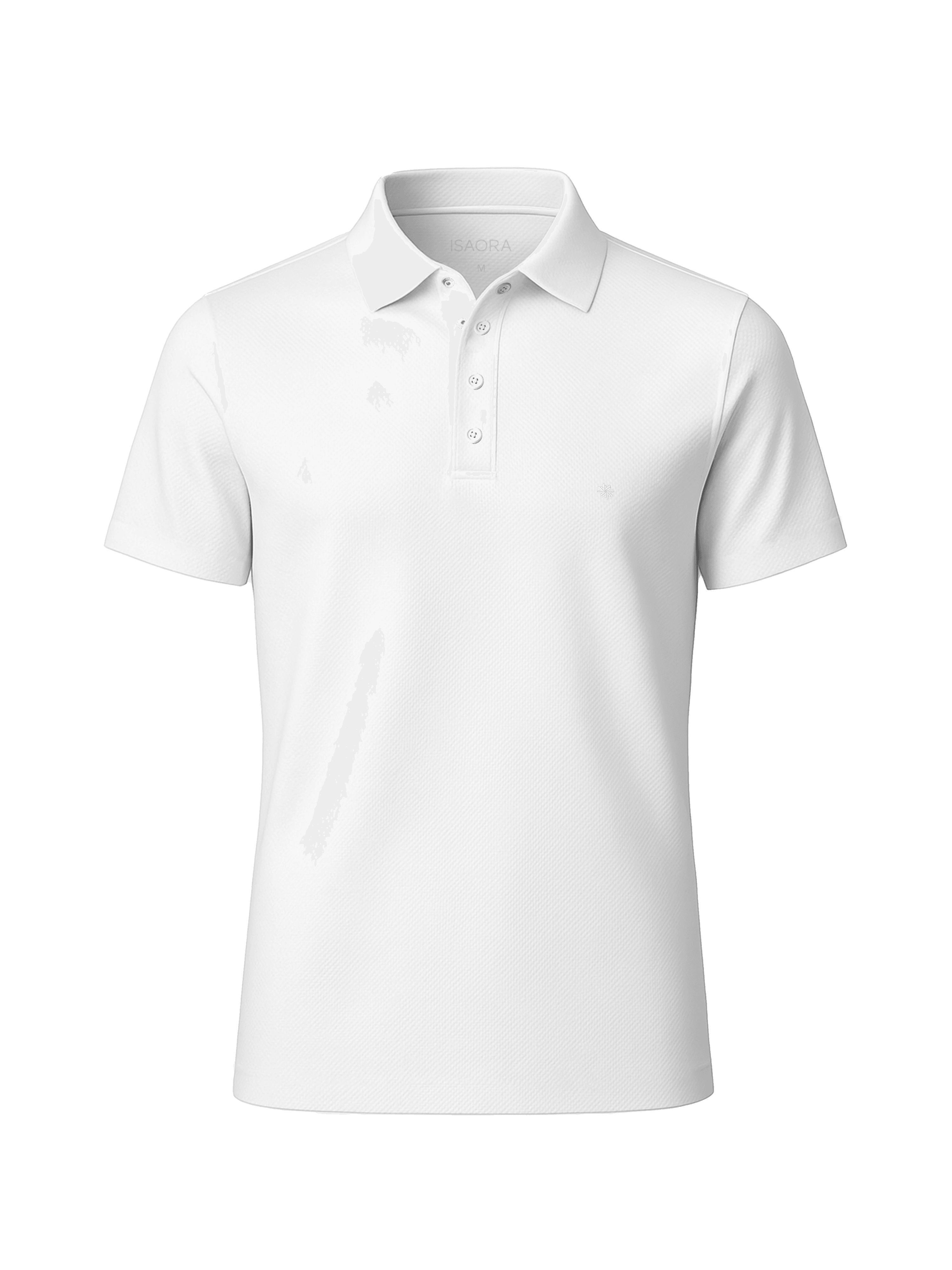 COMFORT PIQUE POLO - WHITE