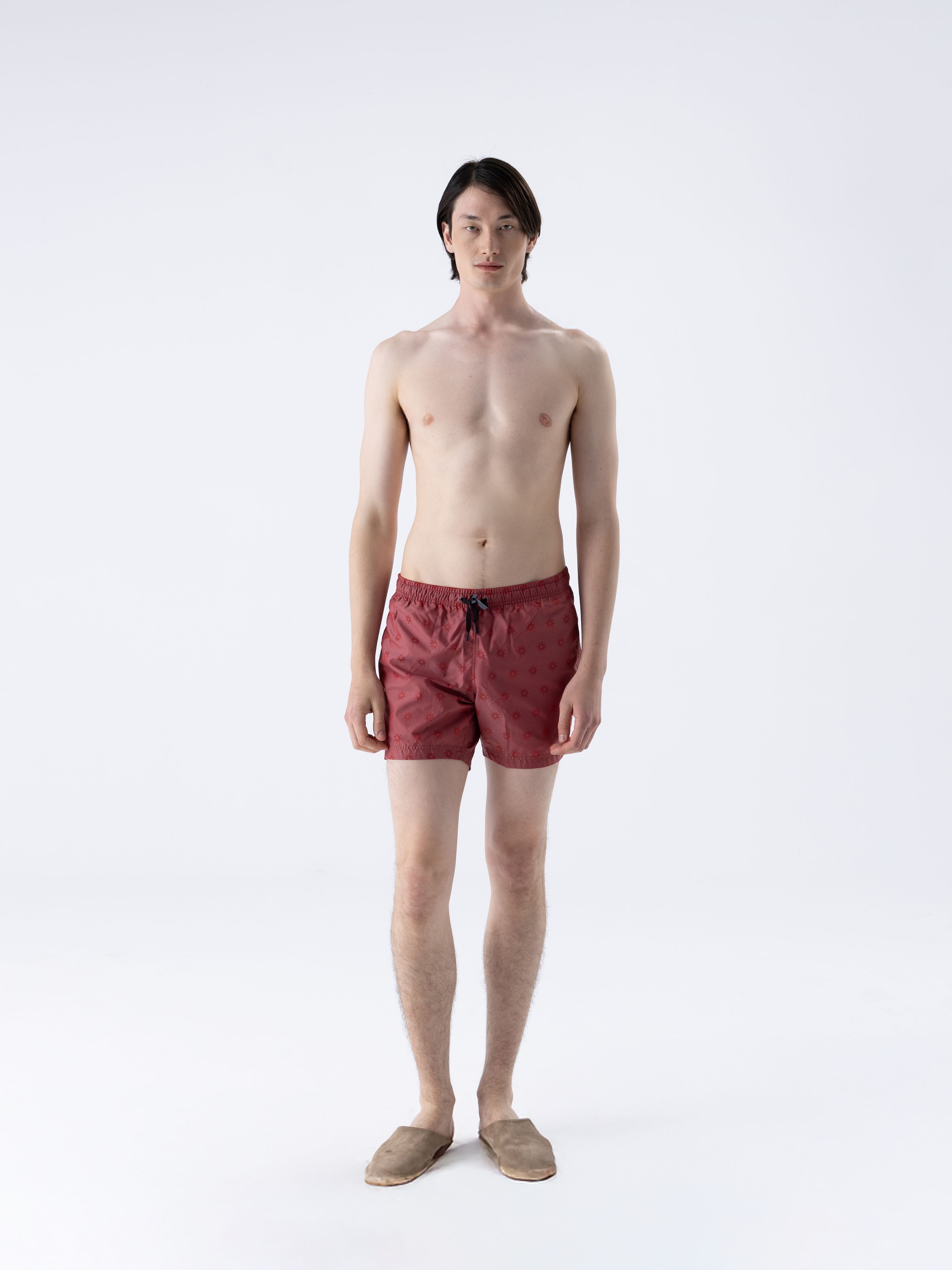 LARA SWIM SHORT - RED