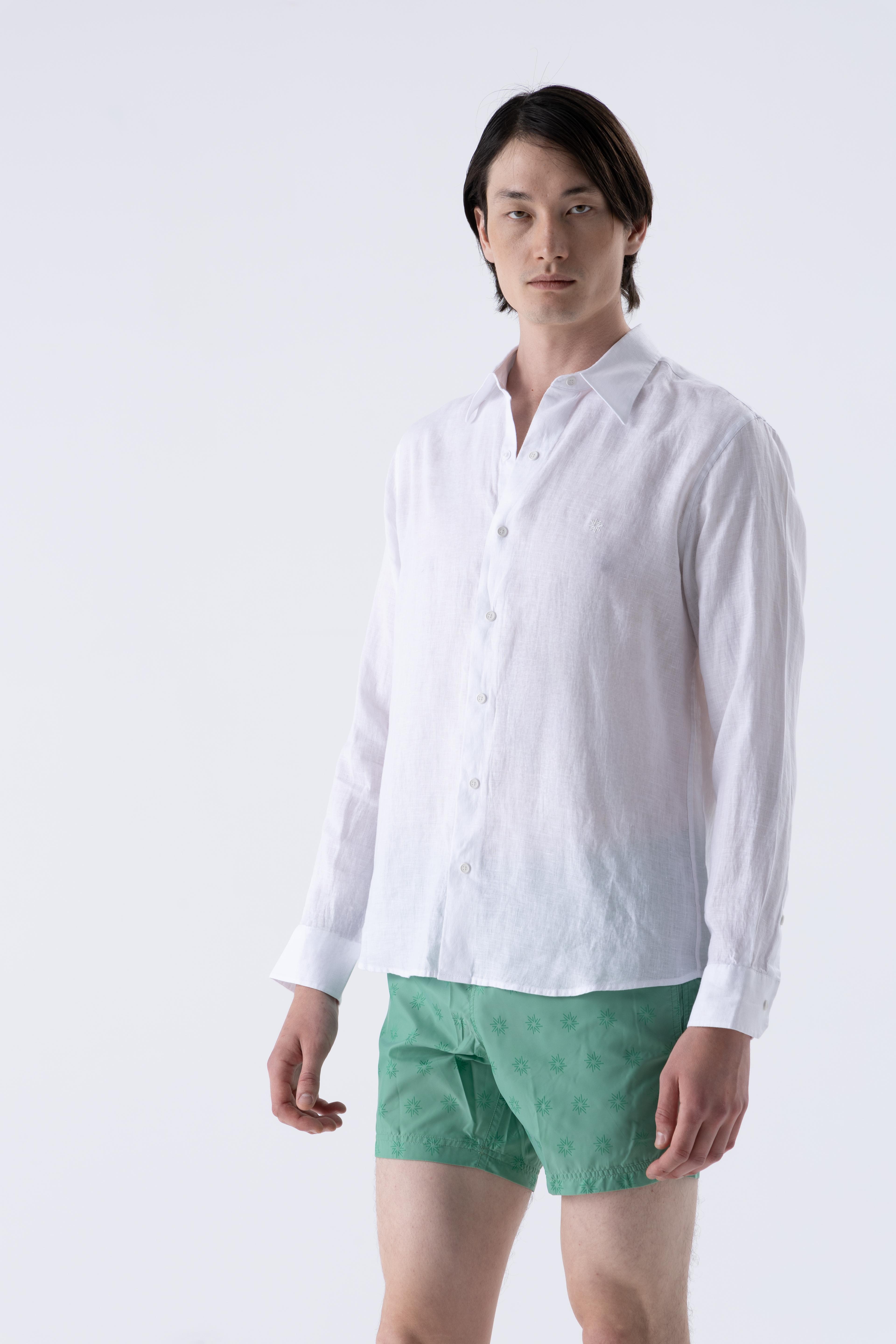 THE LINEN SHIRT - WHITE
