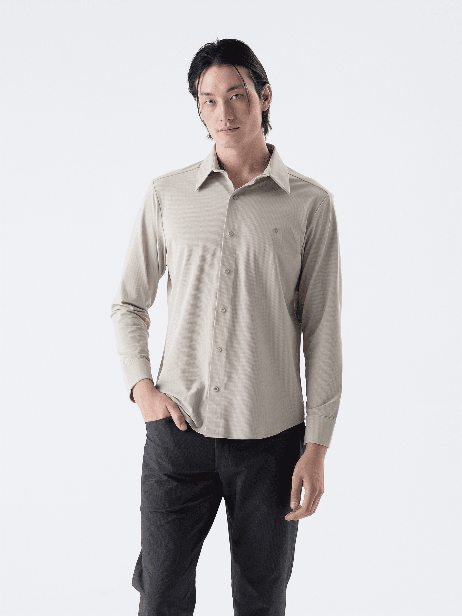 MENTALIST UZUN KOLLU GÖMLEK - TAILOR BEIGE