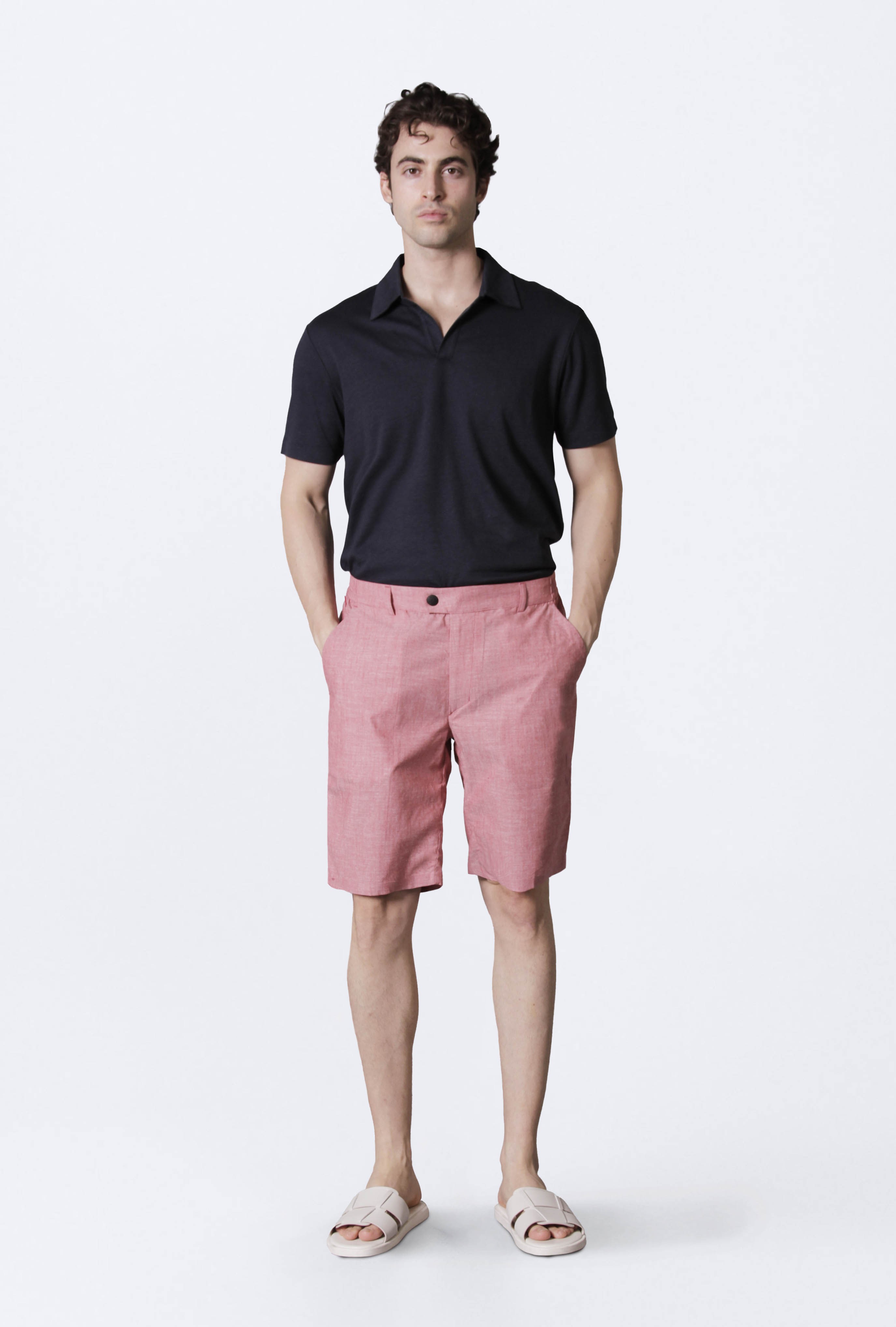 PERFORMANCE LINEN SHORT