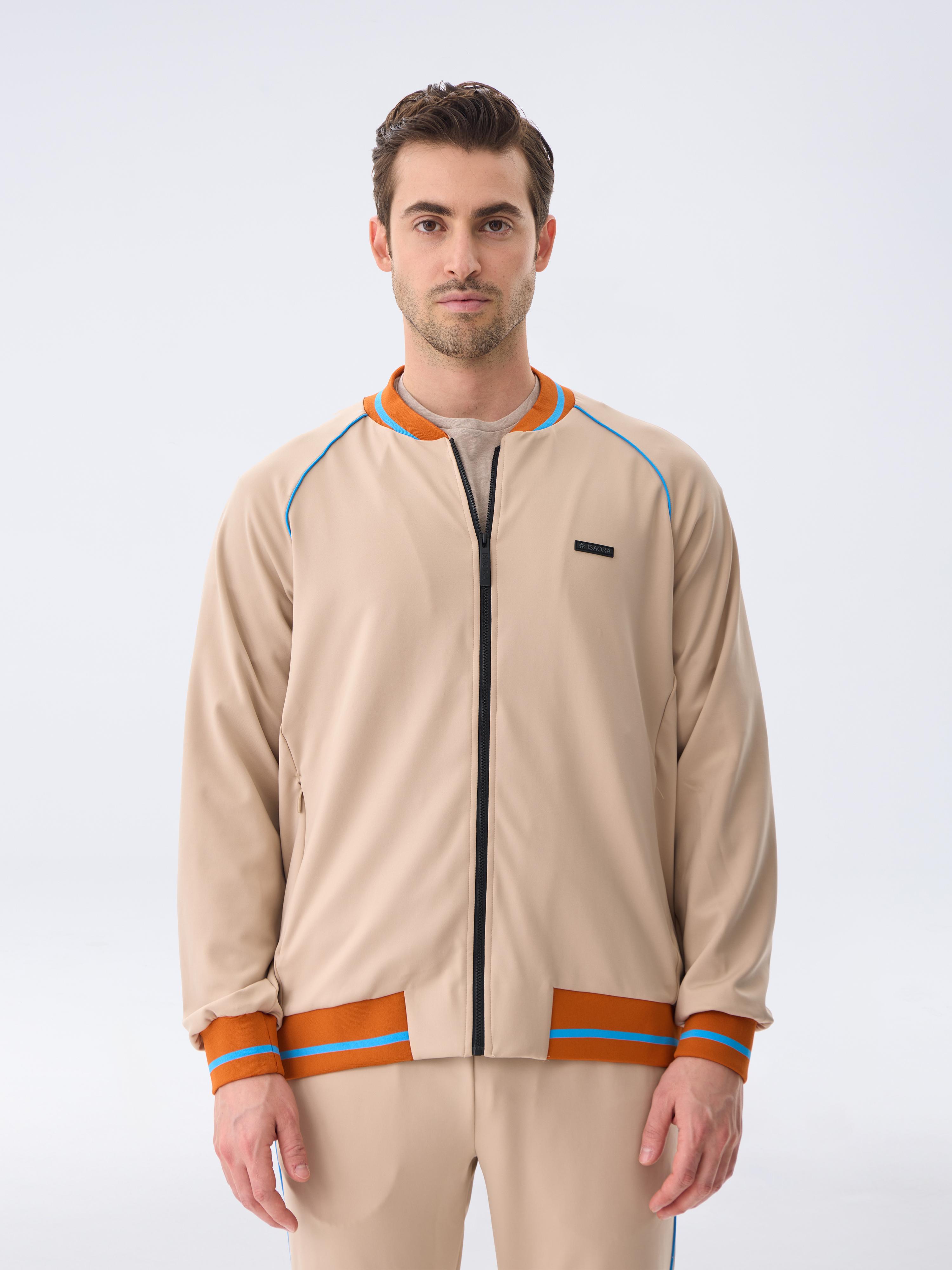 RIB BOMBER - TAILOR BEIGE