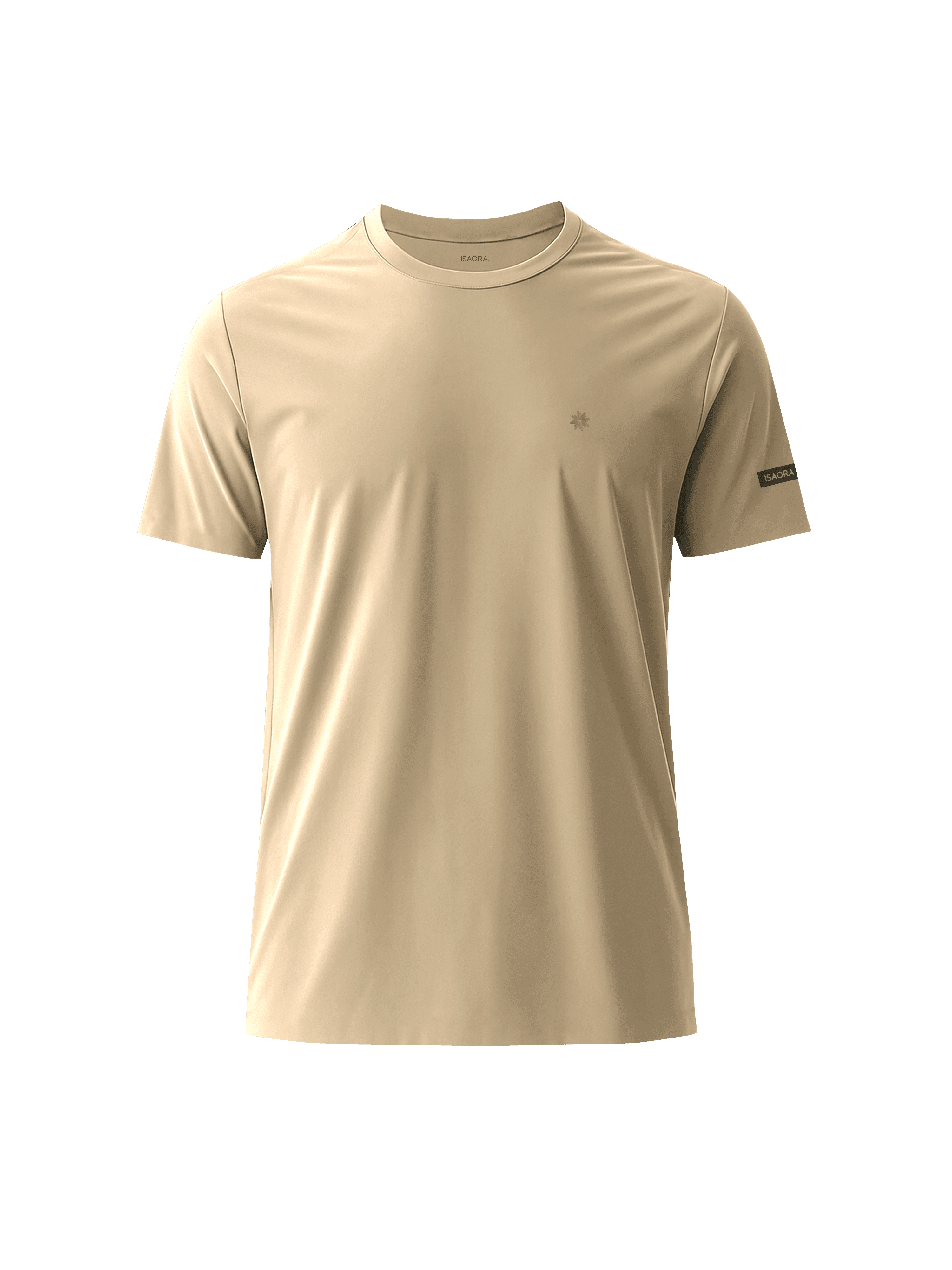 SUPER CREW KISA KOLLU TİŞÖRT - BEIGE
