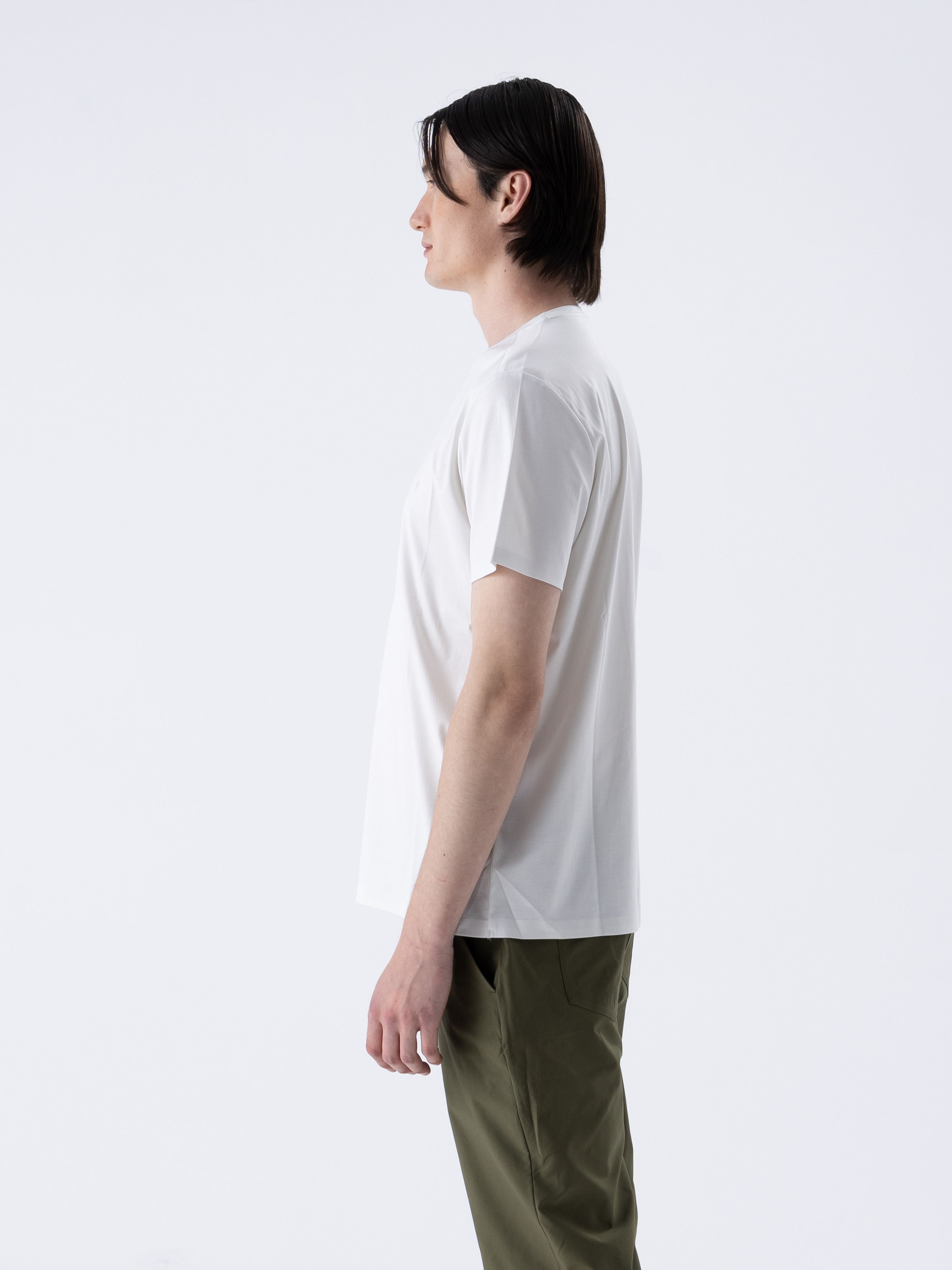 SUPER MERCERIZED SS TEE - WHITE