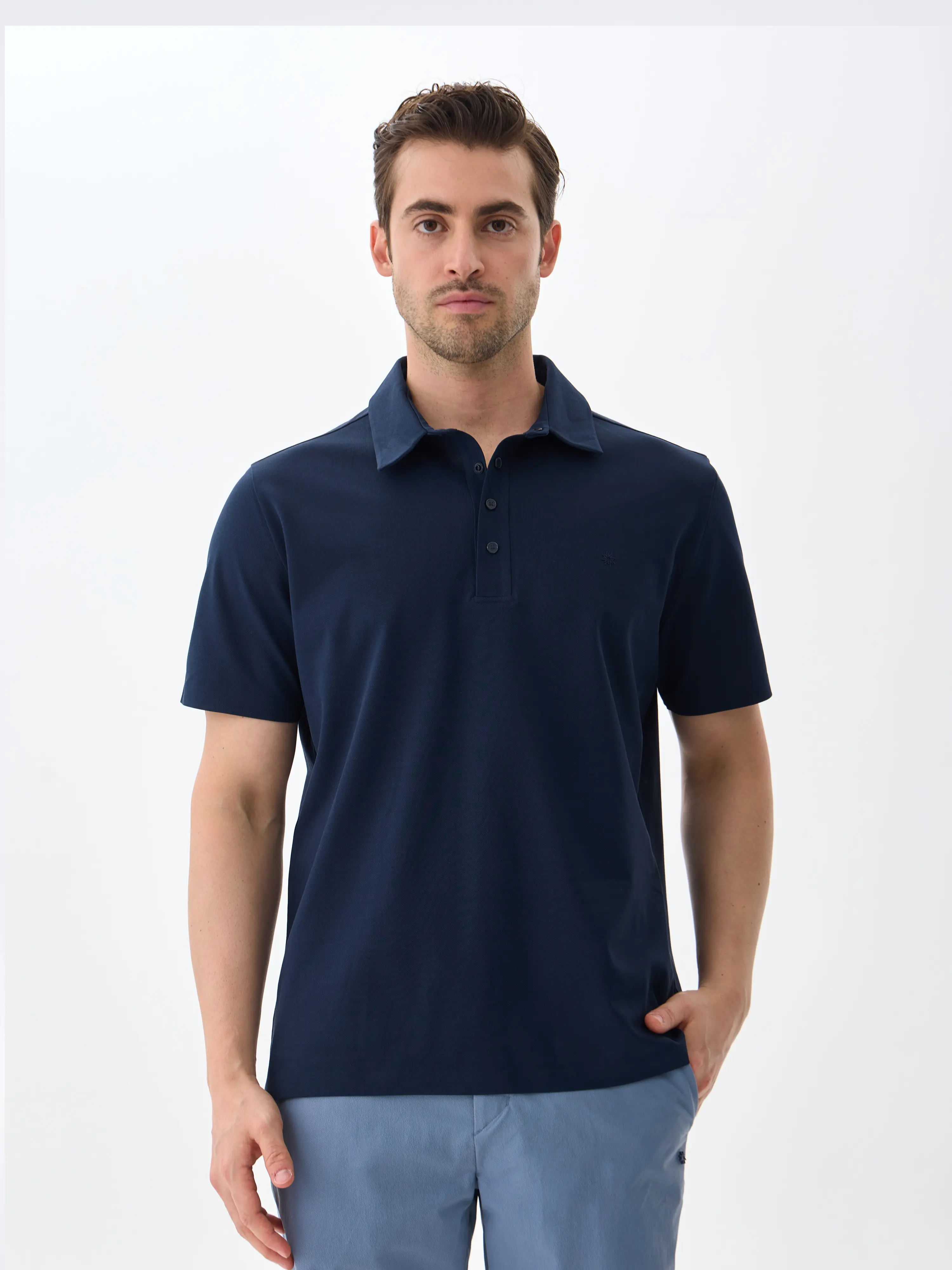 PIMA COMFORT POLO - NAVY