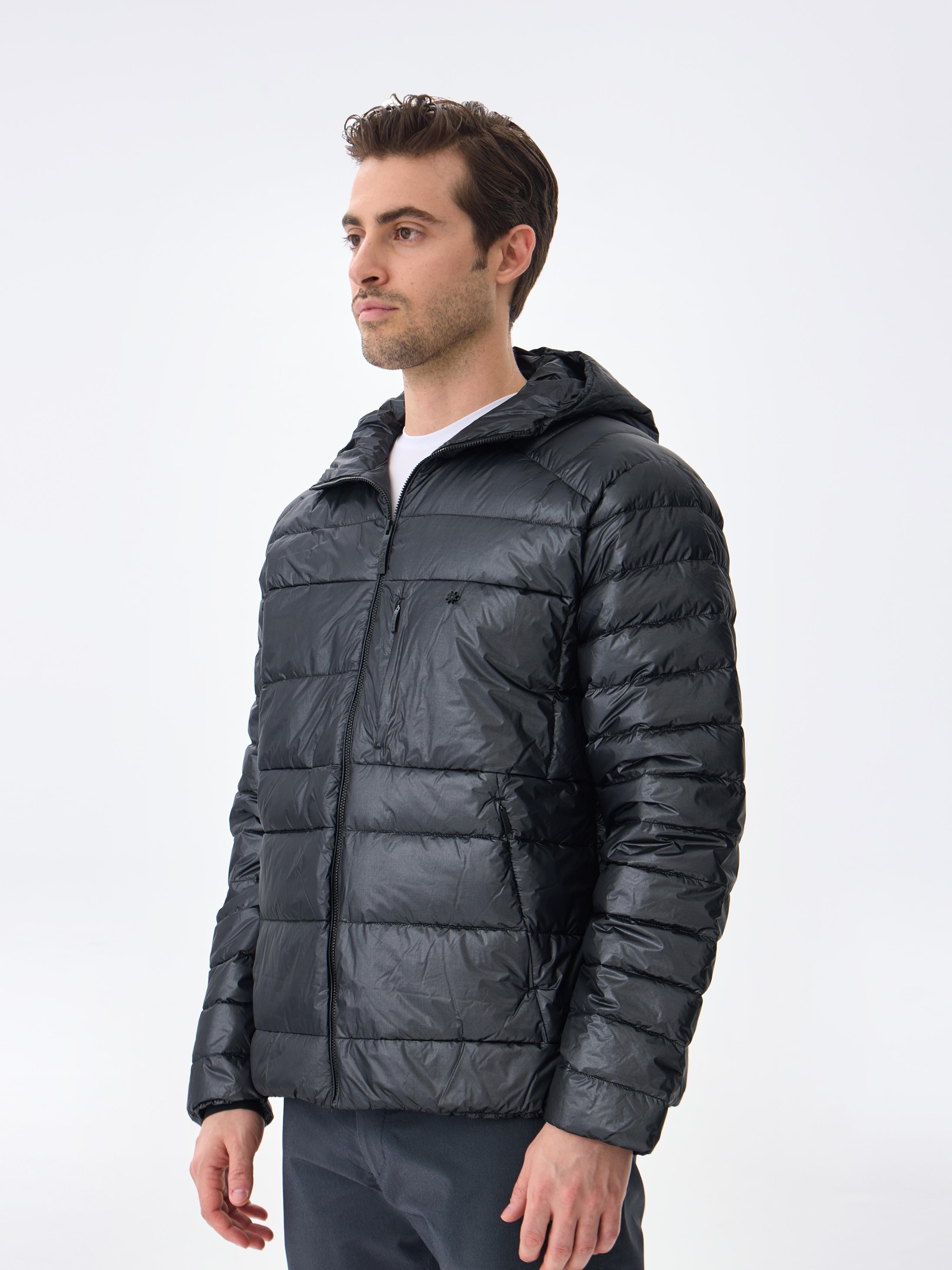 HOODED BOLD DOWN JACKET