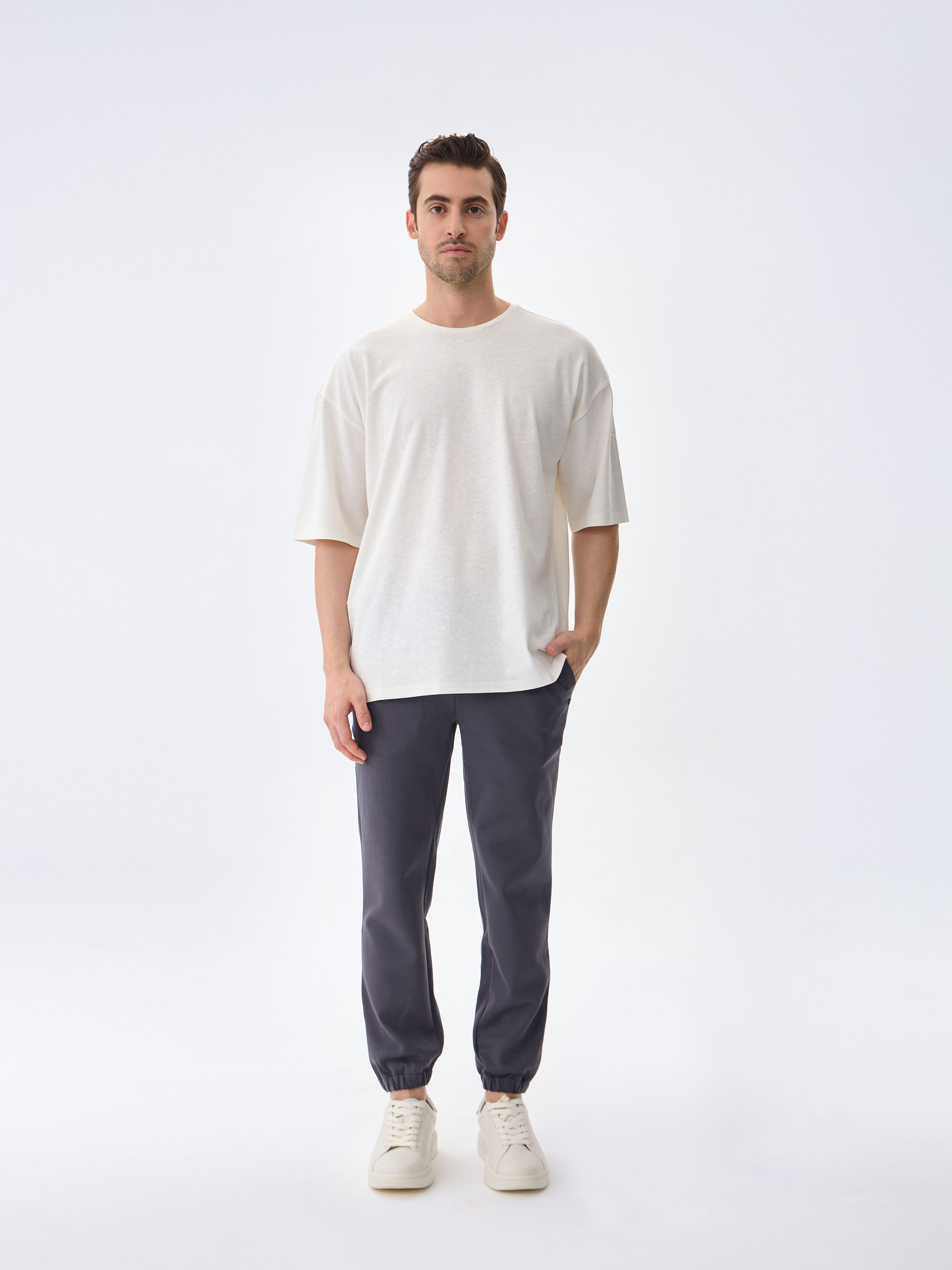 AUTHENTIC SLUB JERSEY TEE - SUBTLE WHITE