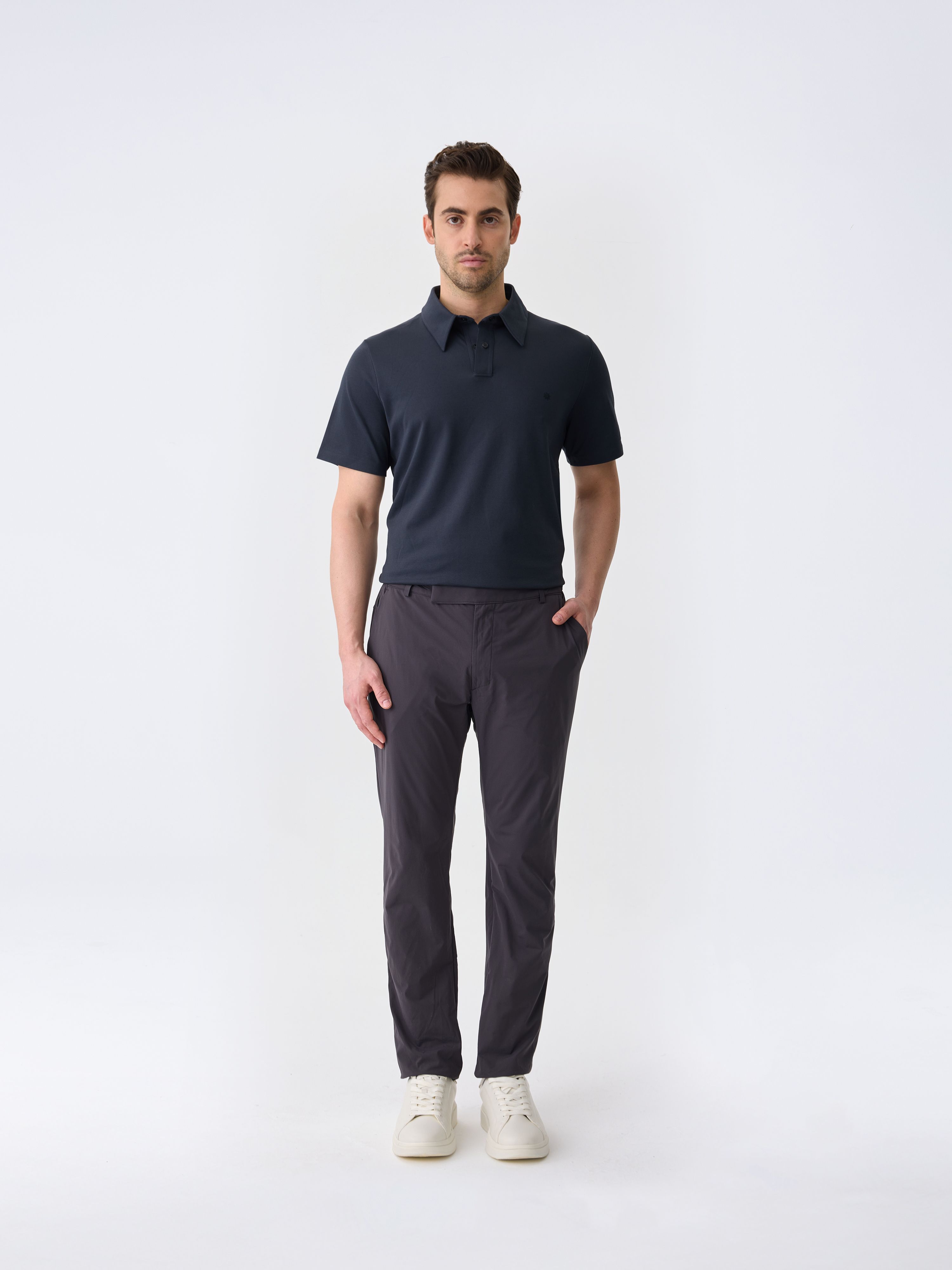 MOTION FIT CHINO - DARK GREY