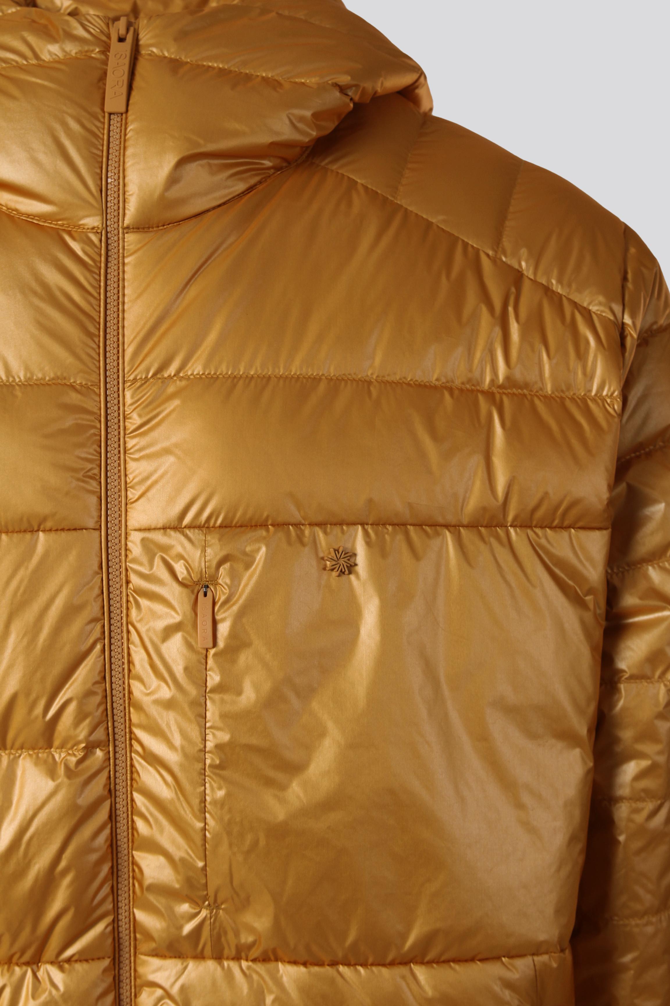 HOODED BOLD DOWN JACKET - RADIANT YELLOW