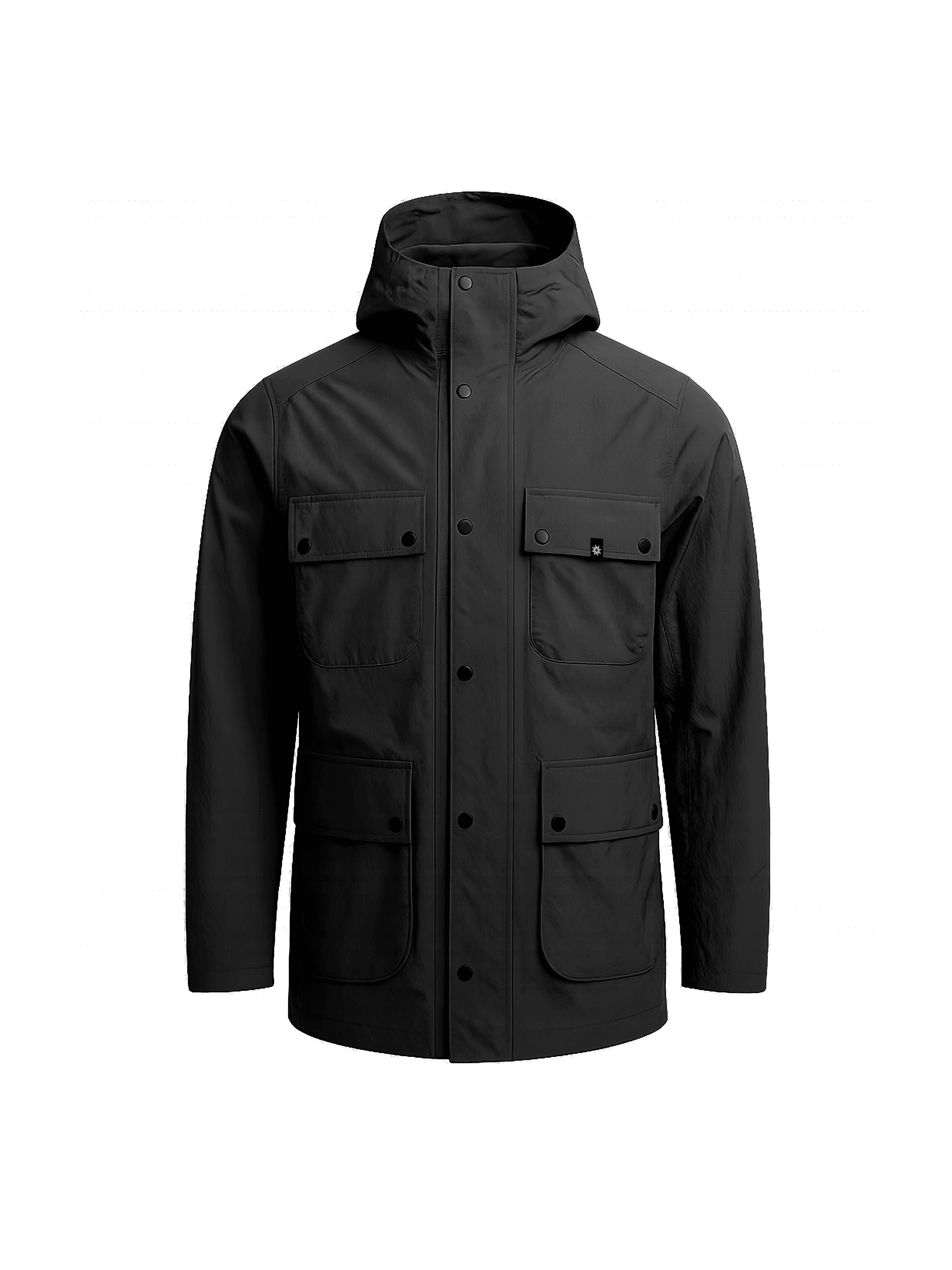 MOTO WINDBREAKER JACKET - Siyah Oniyx