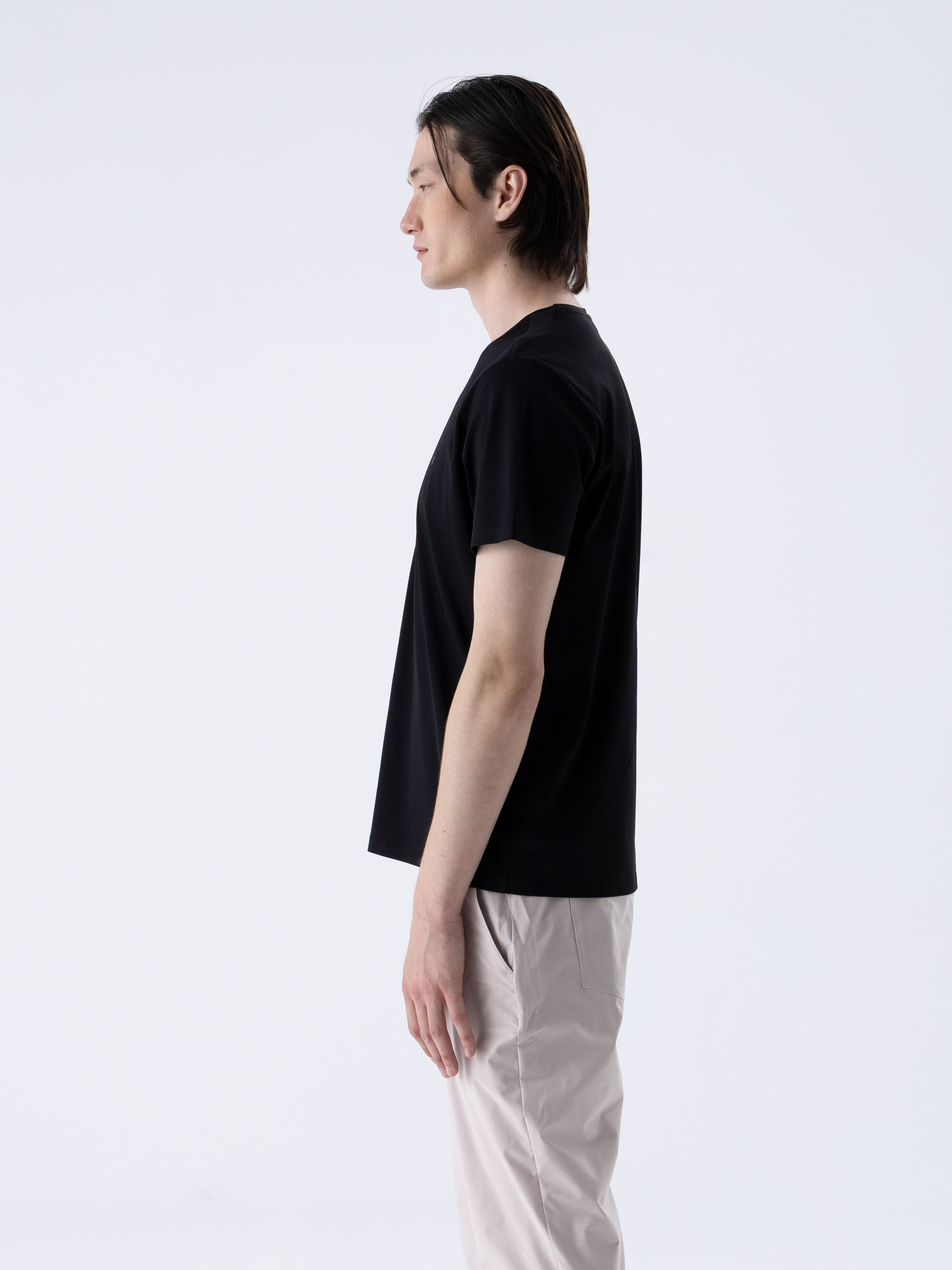 SUPER MERCERIZED SS TEE - NERO BLACK
