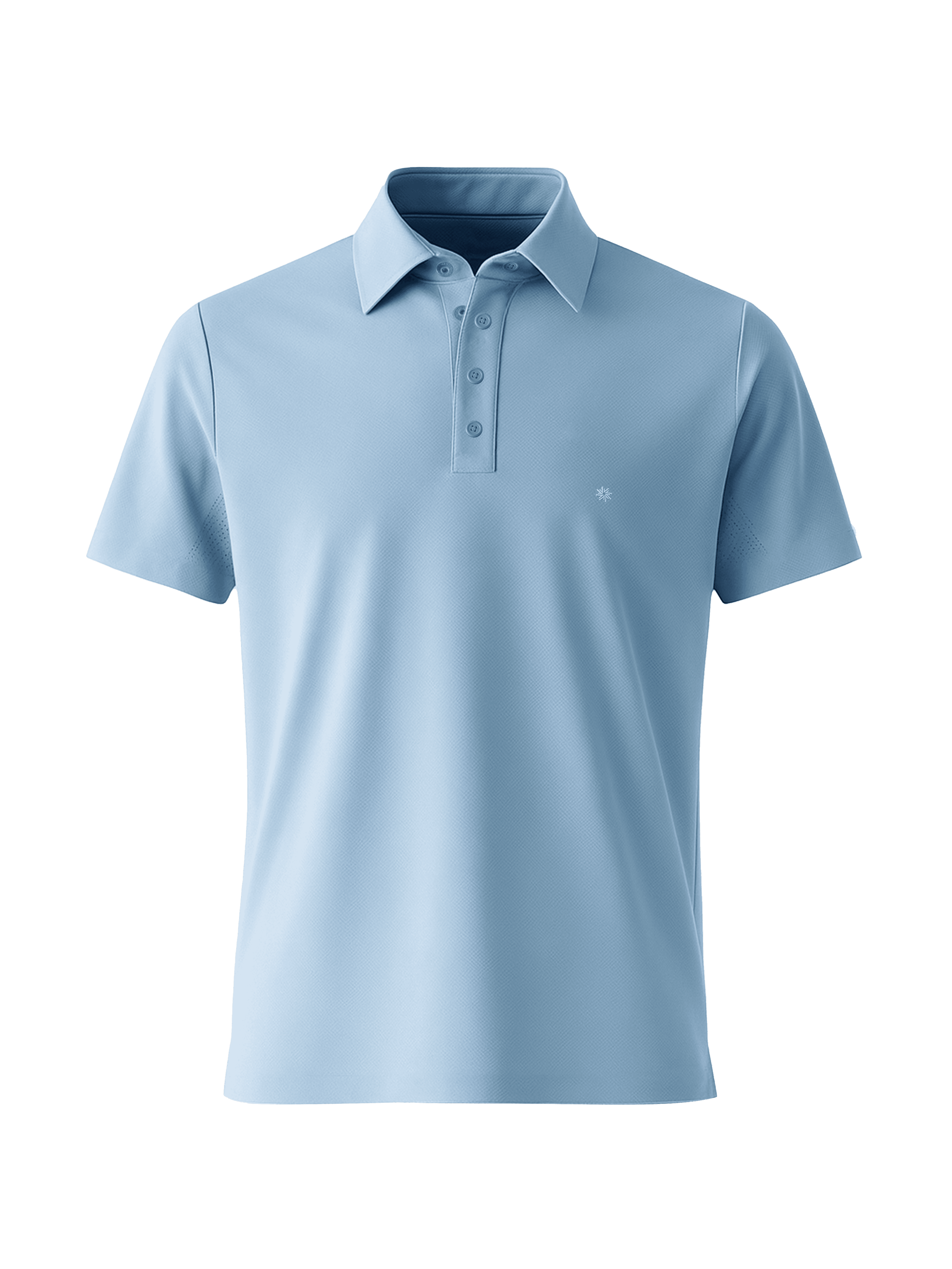 COMFORT PIQUE POLO - BABY BLUE