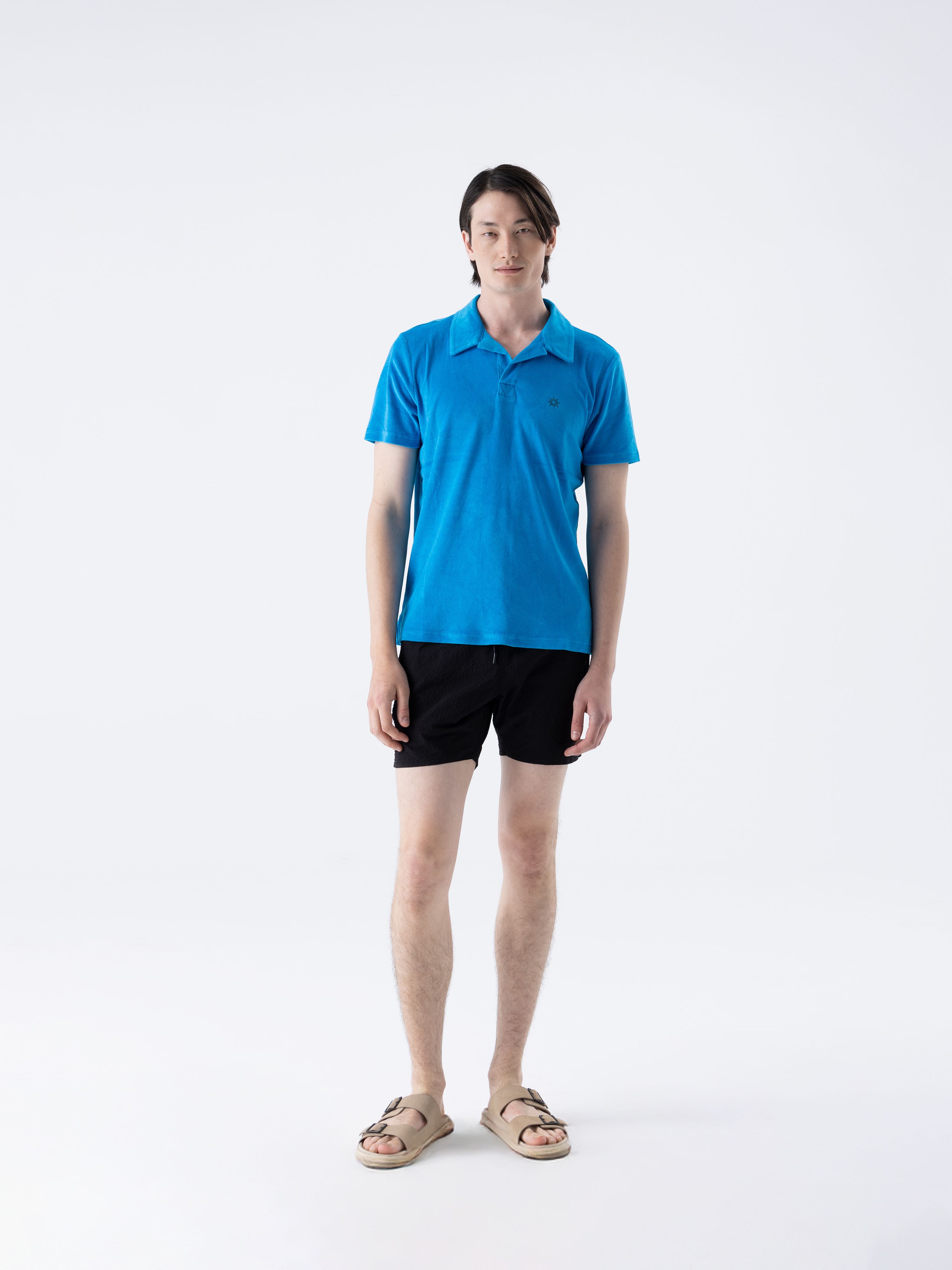 TOWEL COTTON POLO - BLUE