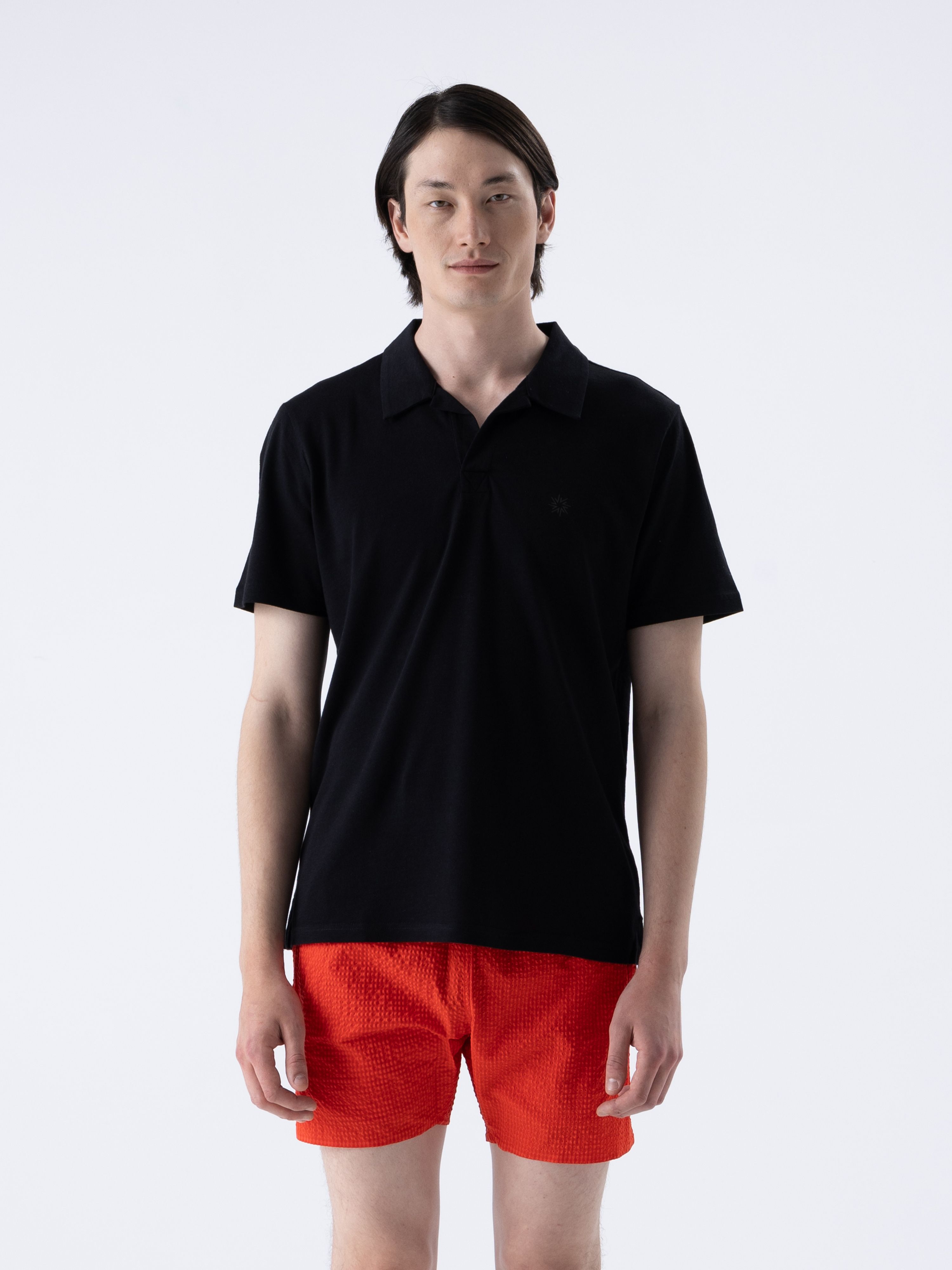 SILK TOUCH POLO  - BLACK ONYX