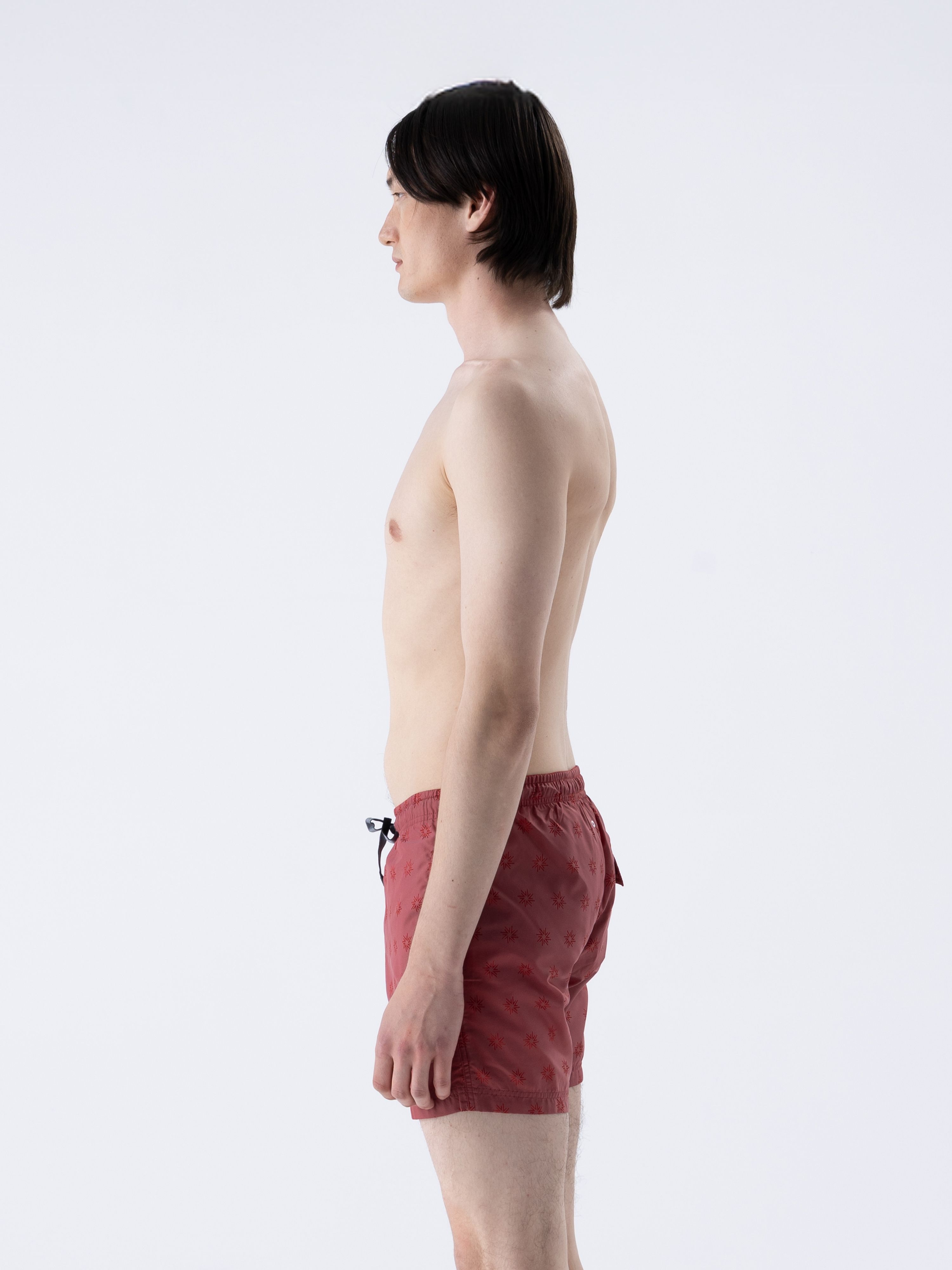 LARA SWIM SHORT - RED