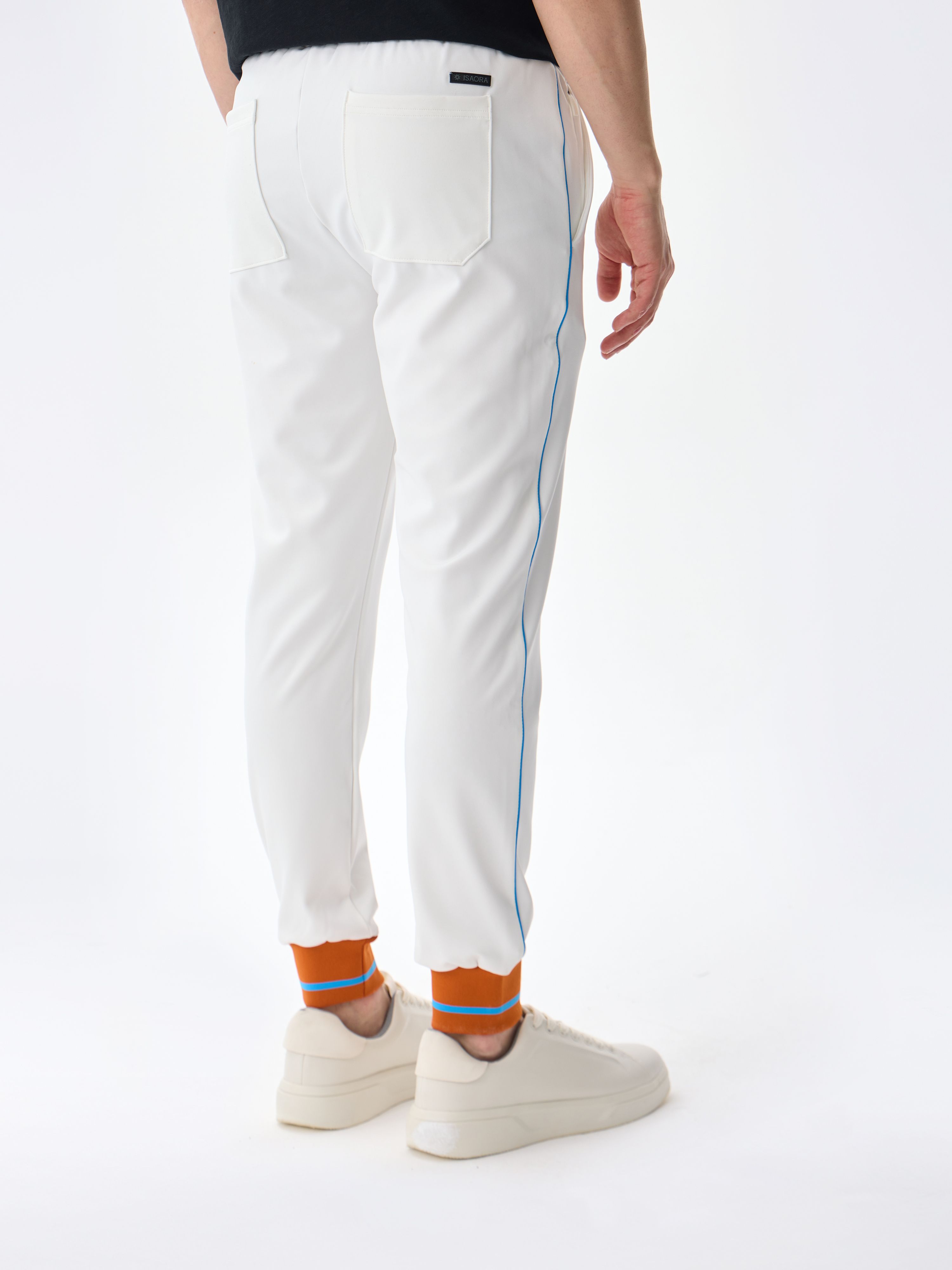 RIB PANT - WHITE
