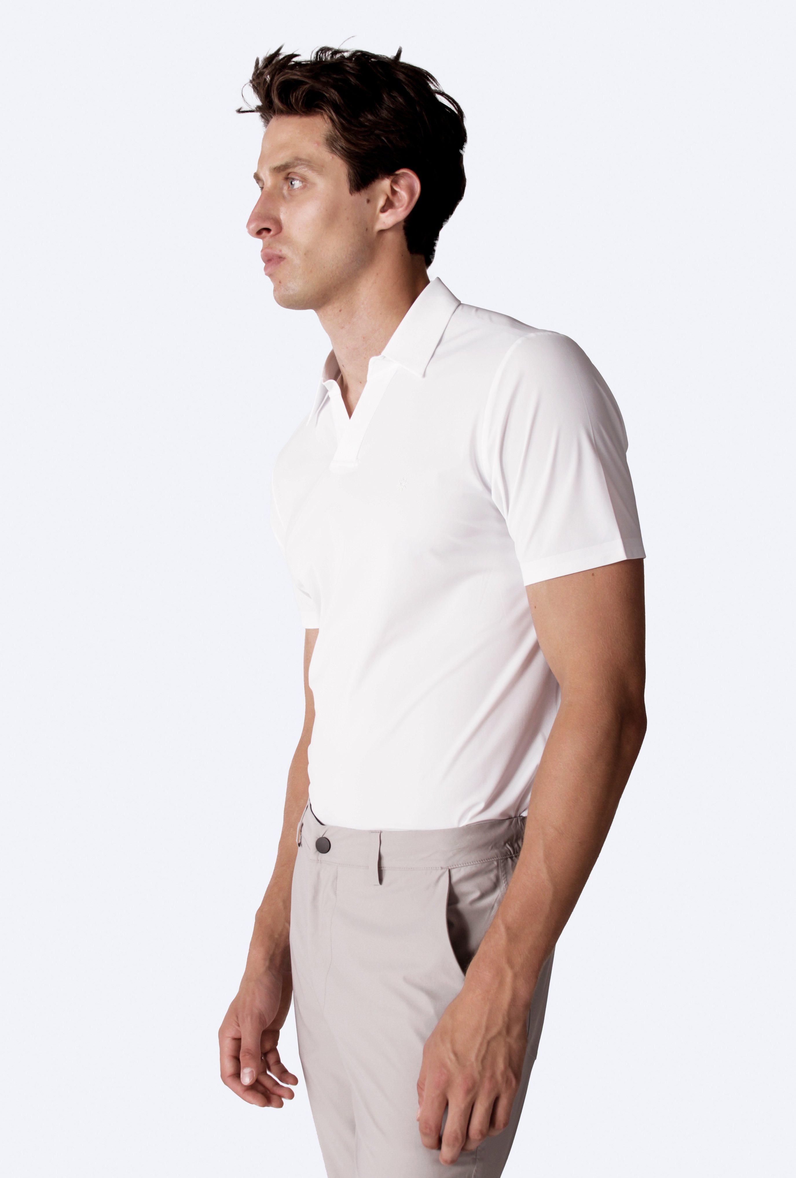 AIRY POLO - SUBTLE WHITE