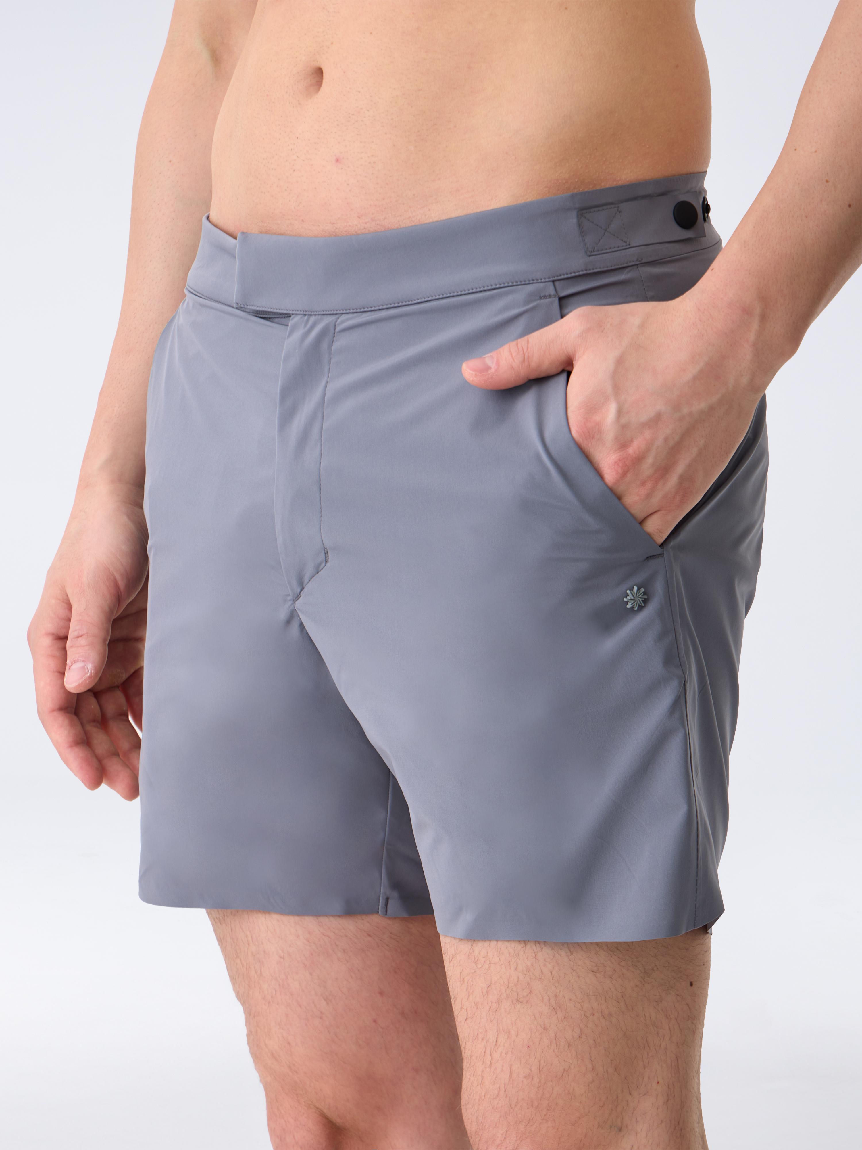 LINDA U SWIM TRUNK - NARDO GREY