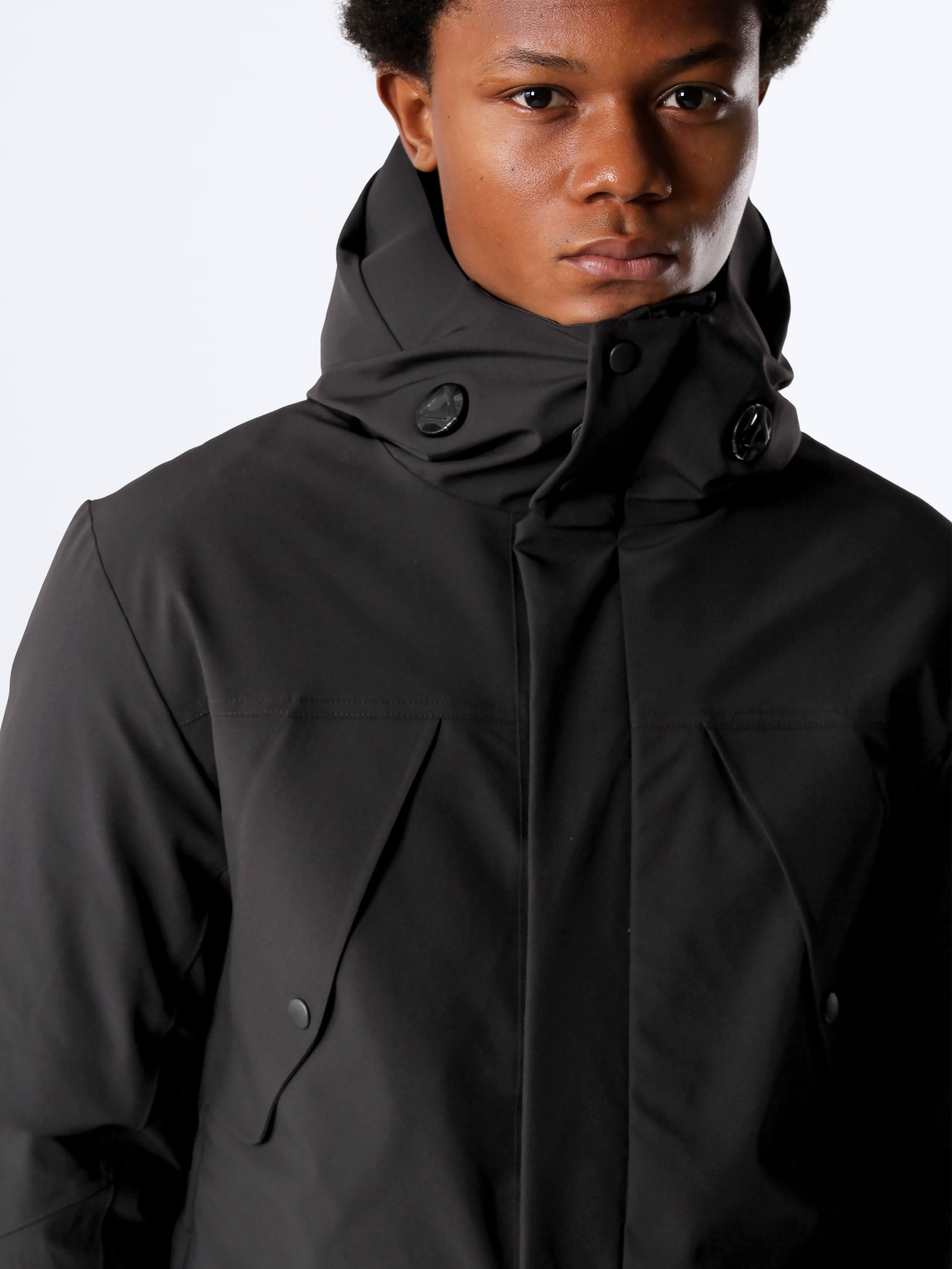 DOWN STORM KAZ TÜYÜ PARKA - BLACK ONYX