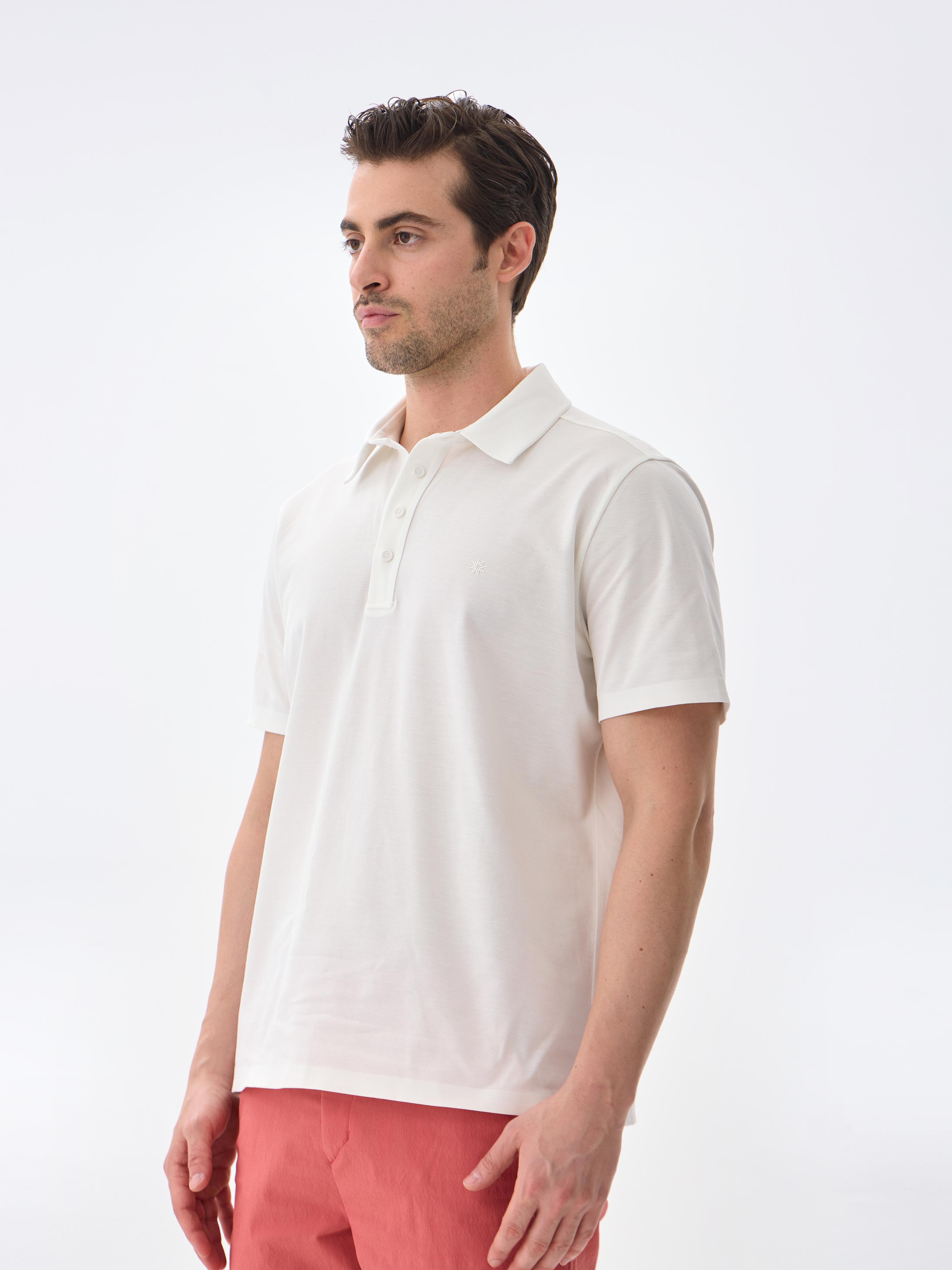 PIMA COMFORT POLO - WHITE